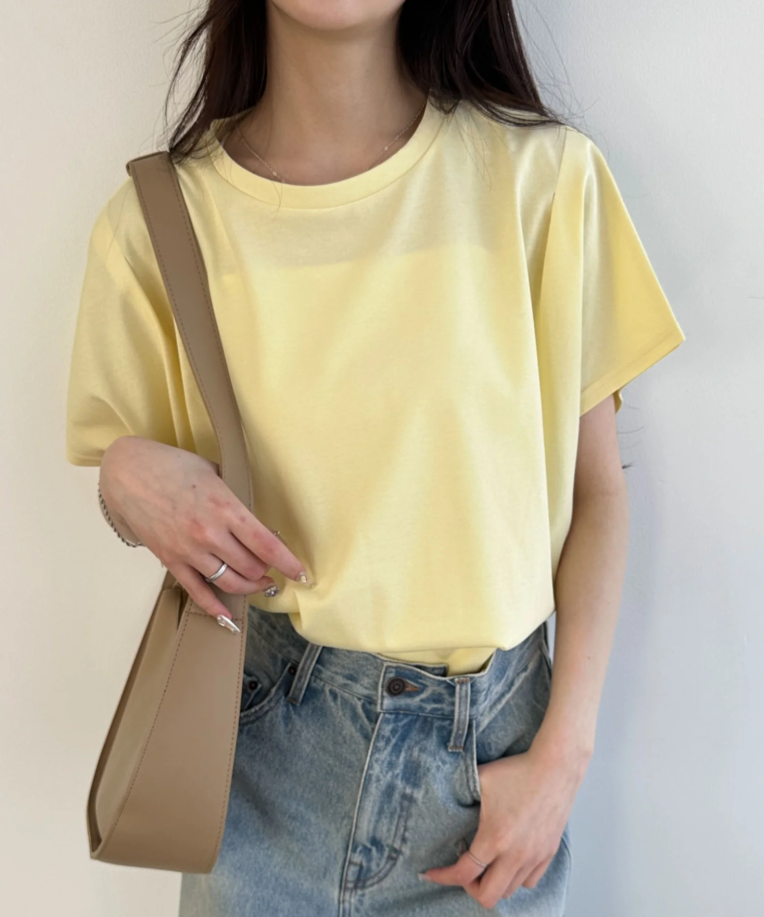 接触冷感フレンチスリーブT - Image 17