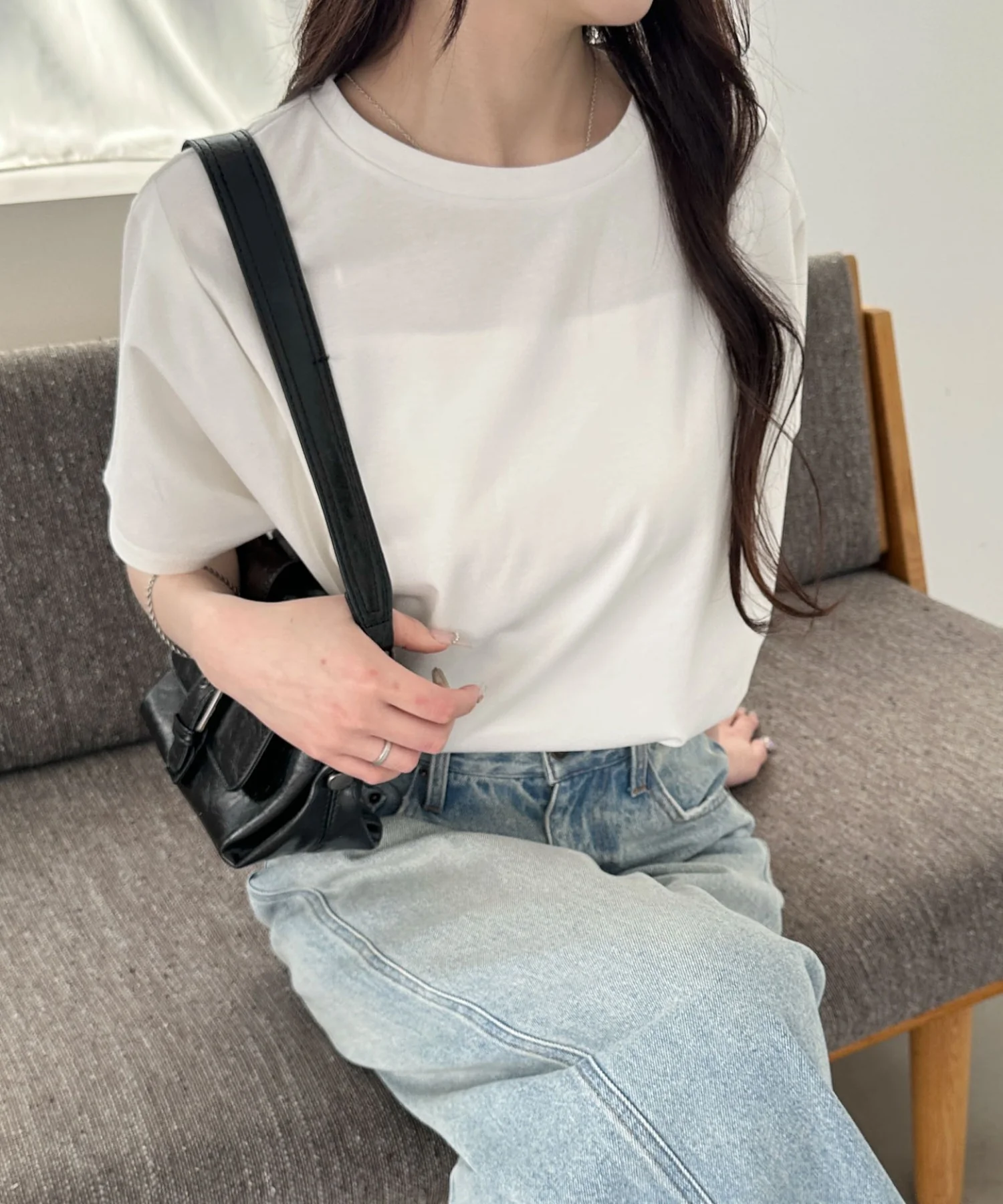 接触冷感フレンチスリーブT - Image 20