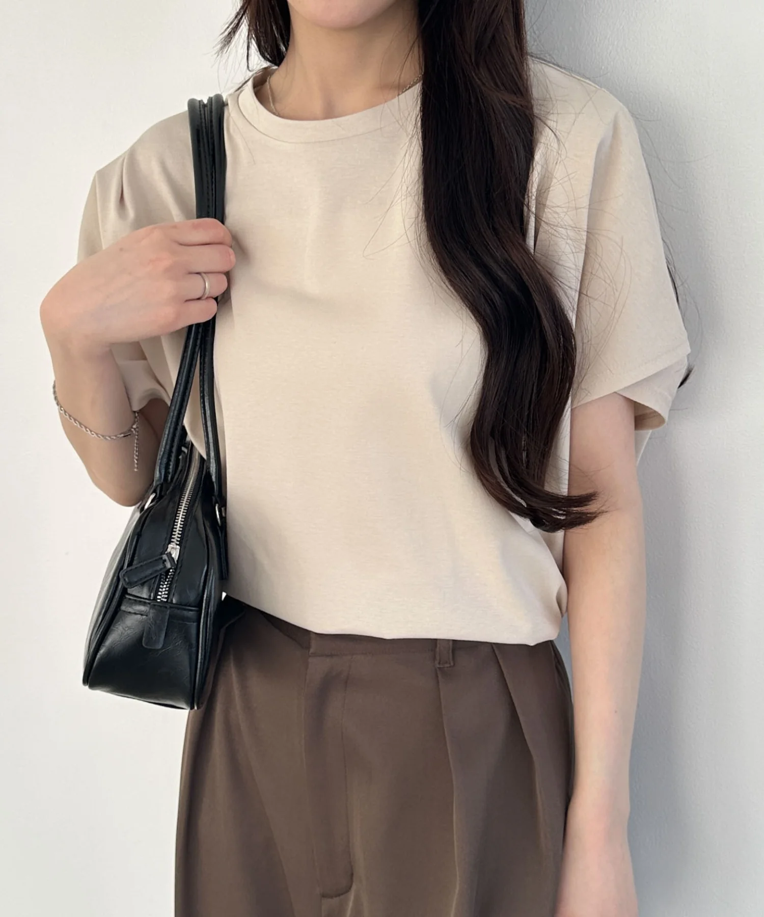 接触冷感フレンチスリーブT - Image 22