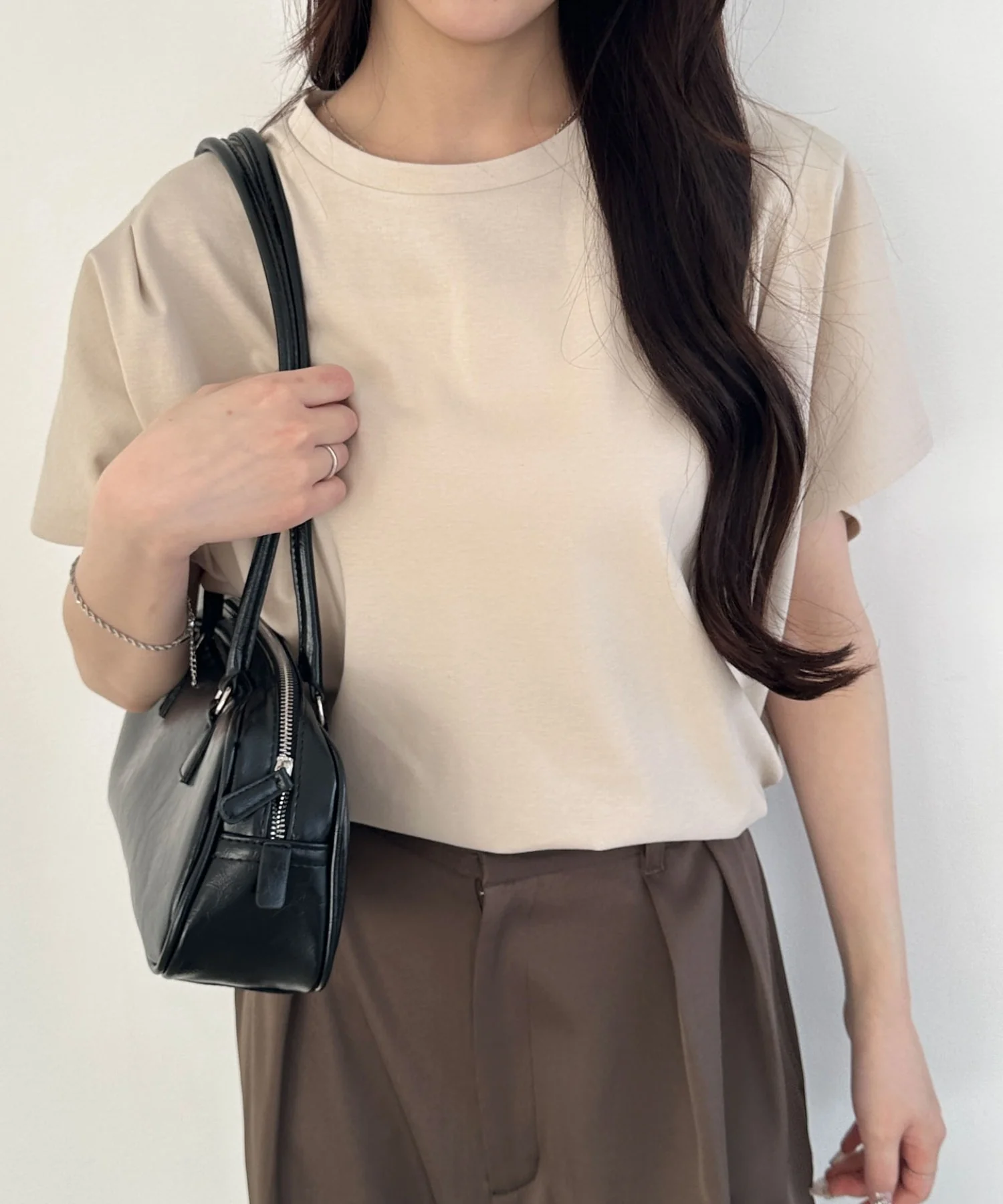 接触冷感フレンチスリーブT - Image 23
