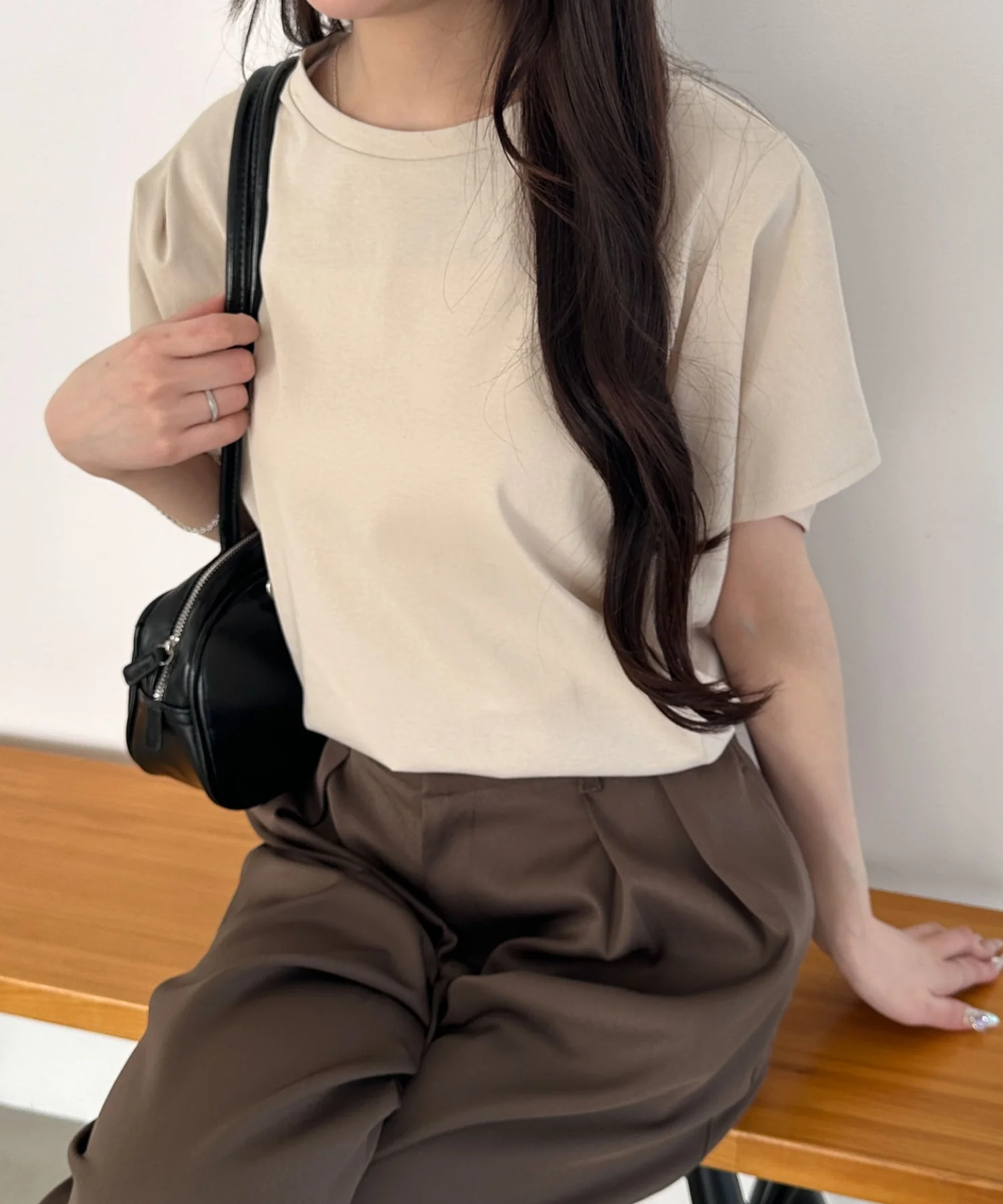 接触冷感フレンチスリーブT - Image 24