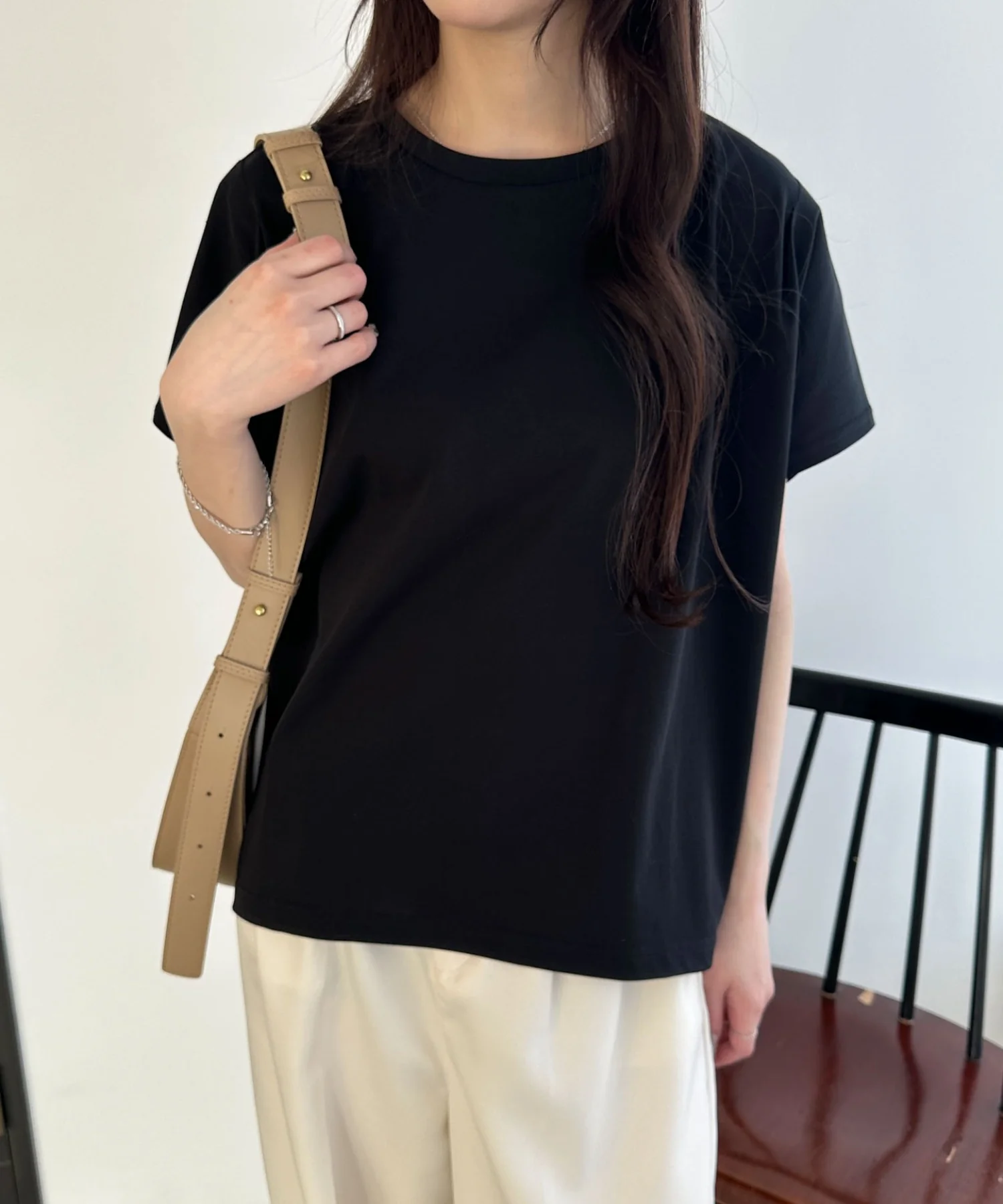 接触冷感フレンチスリーブT - Image 27