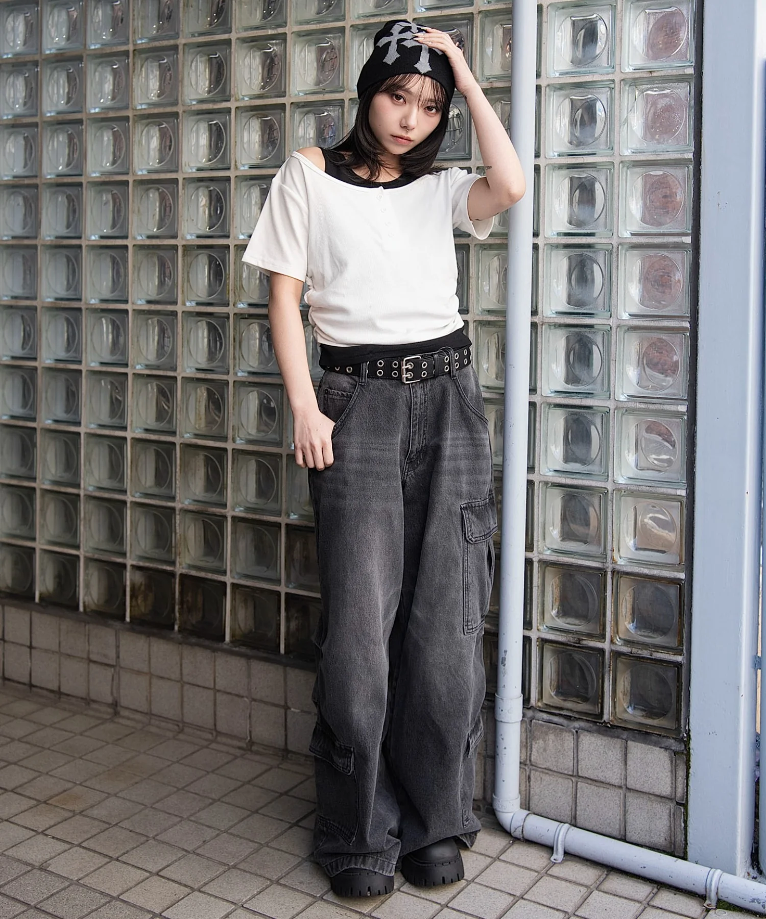 レイヤードヘンリーネック半袖T - Image 15