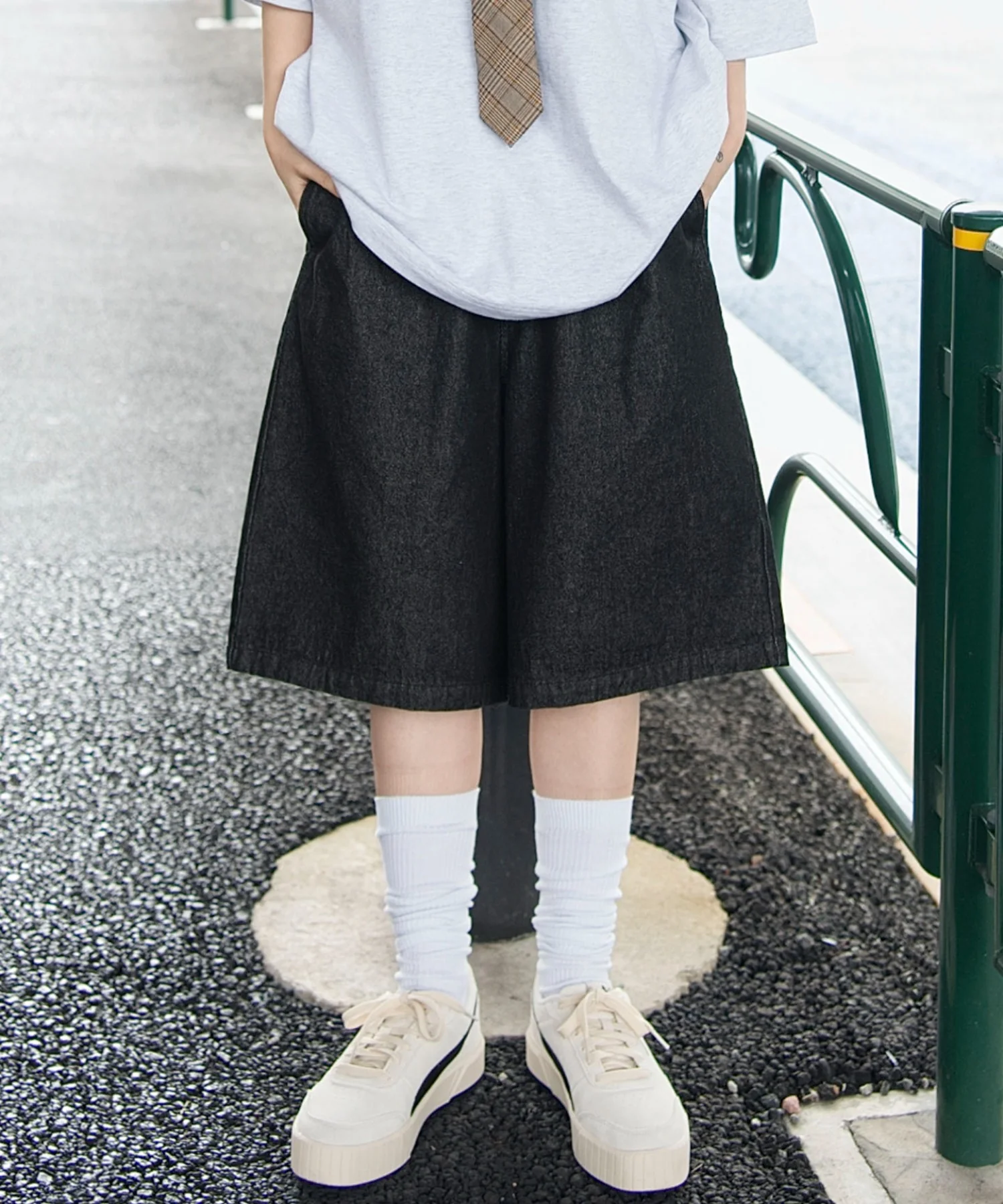 イージーコットンハーフパンツ - Image 3