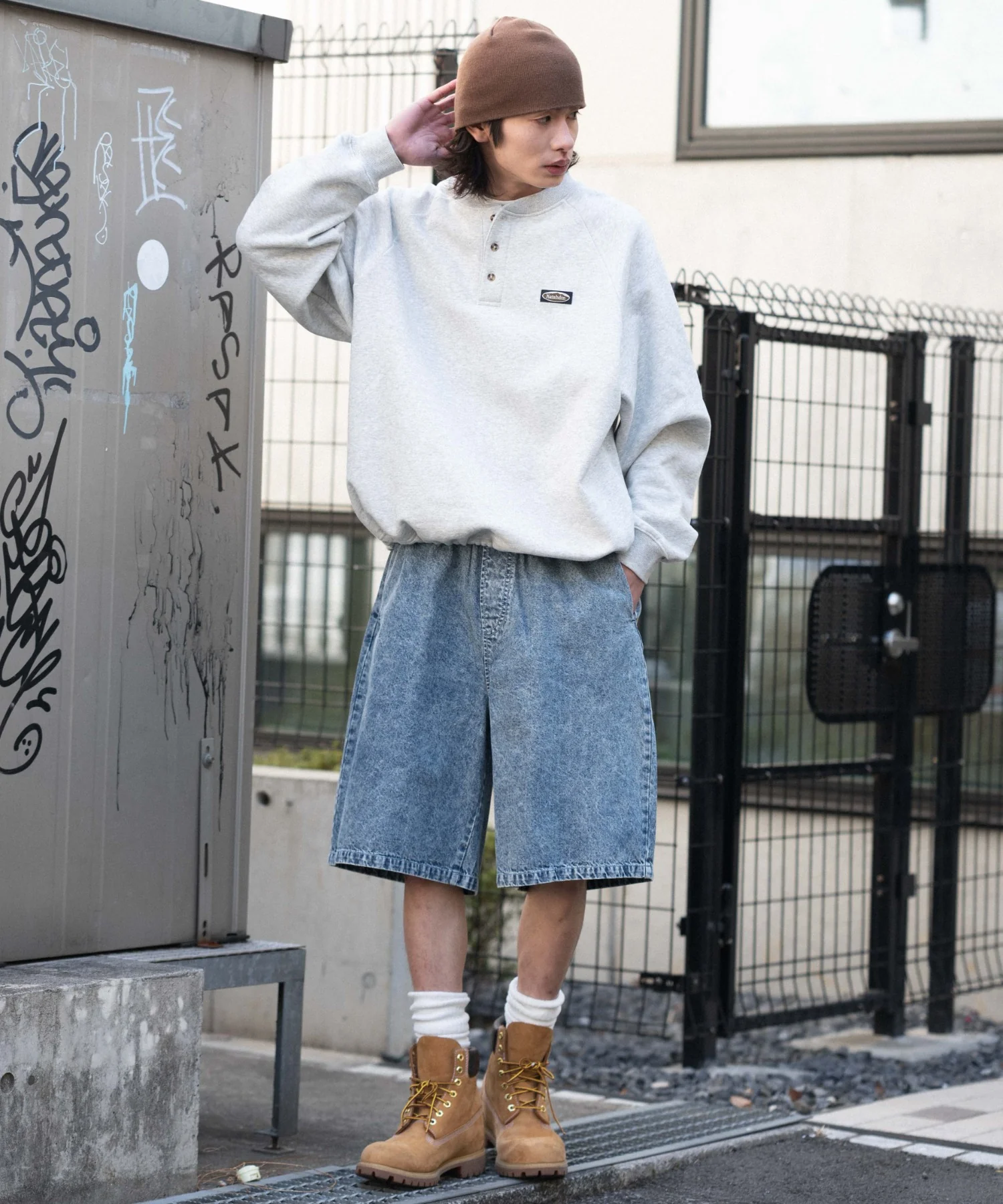 イージーコットンハーフパンツ - Image 5