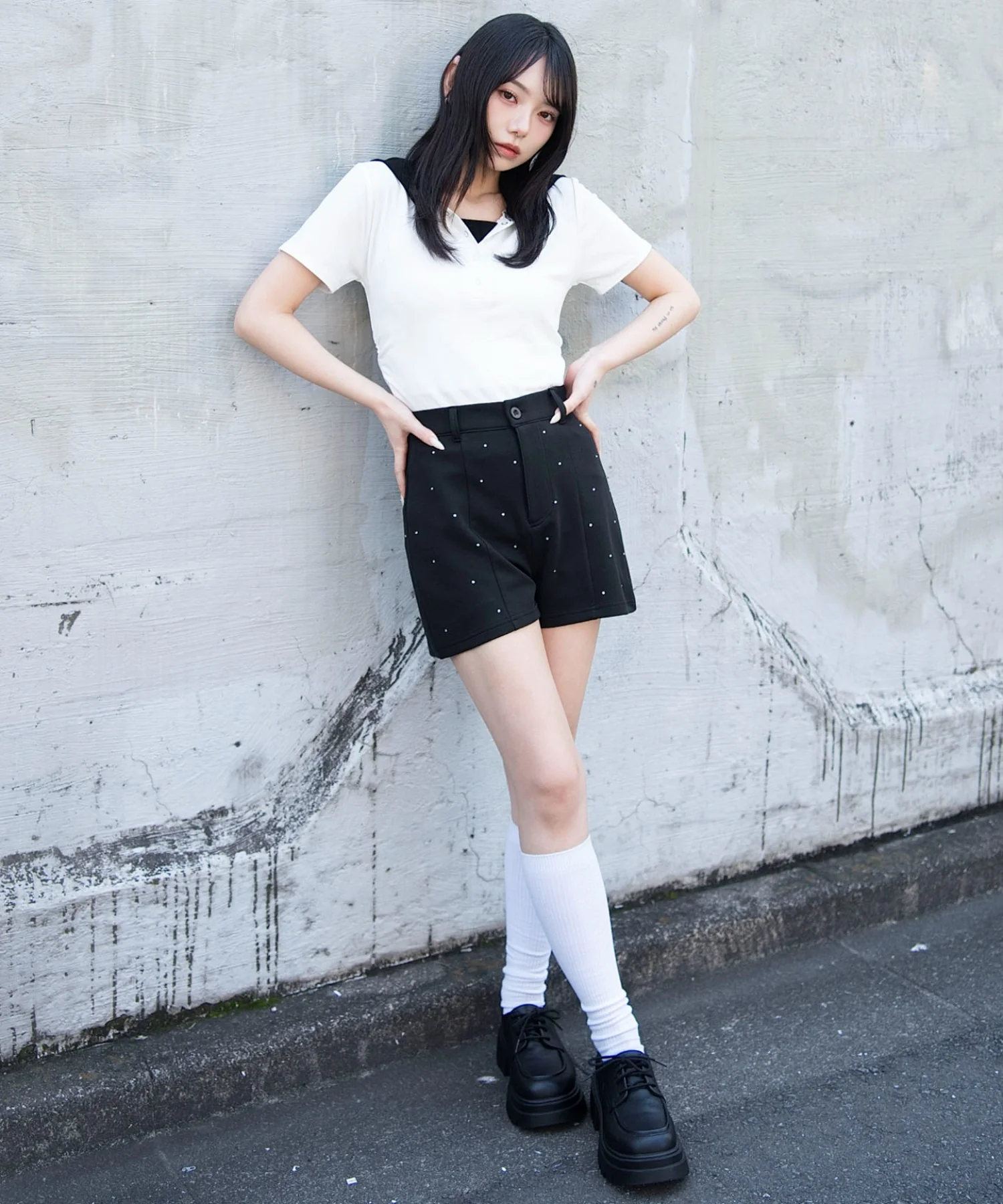 ラインストーンマイクロショートパンツ - Image 11