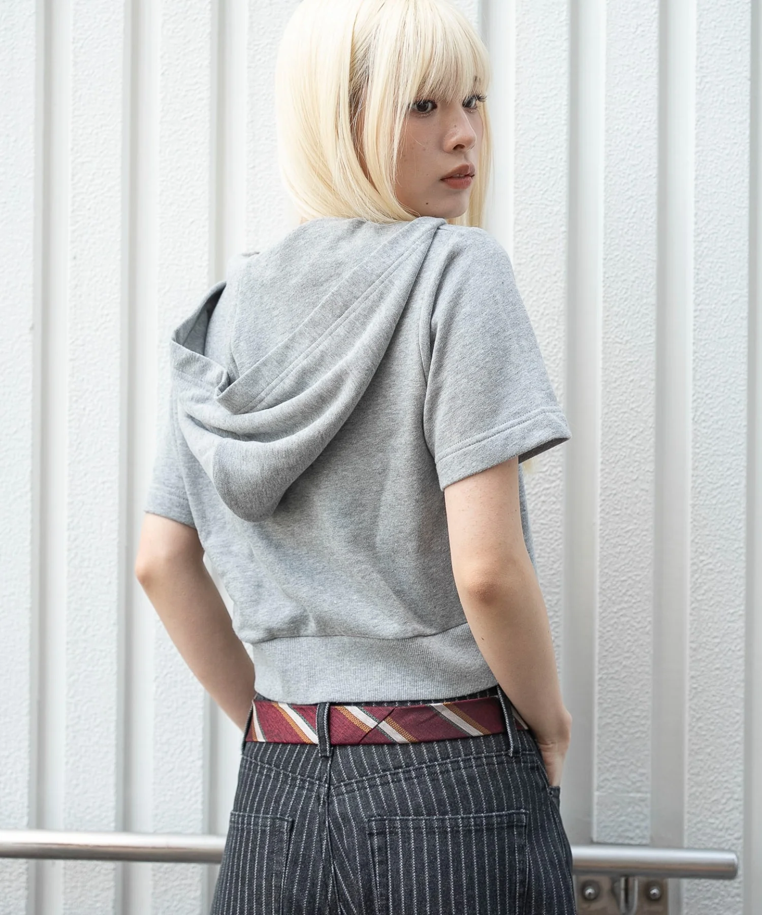 半袖ショートZIPパーカー - Image 16