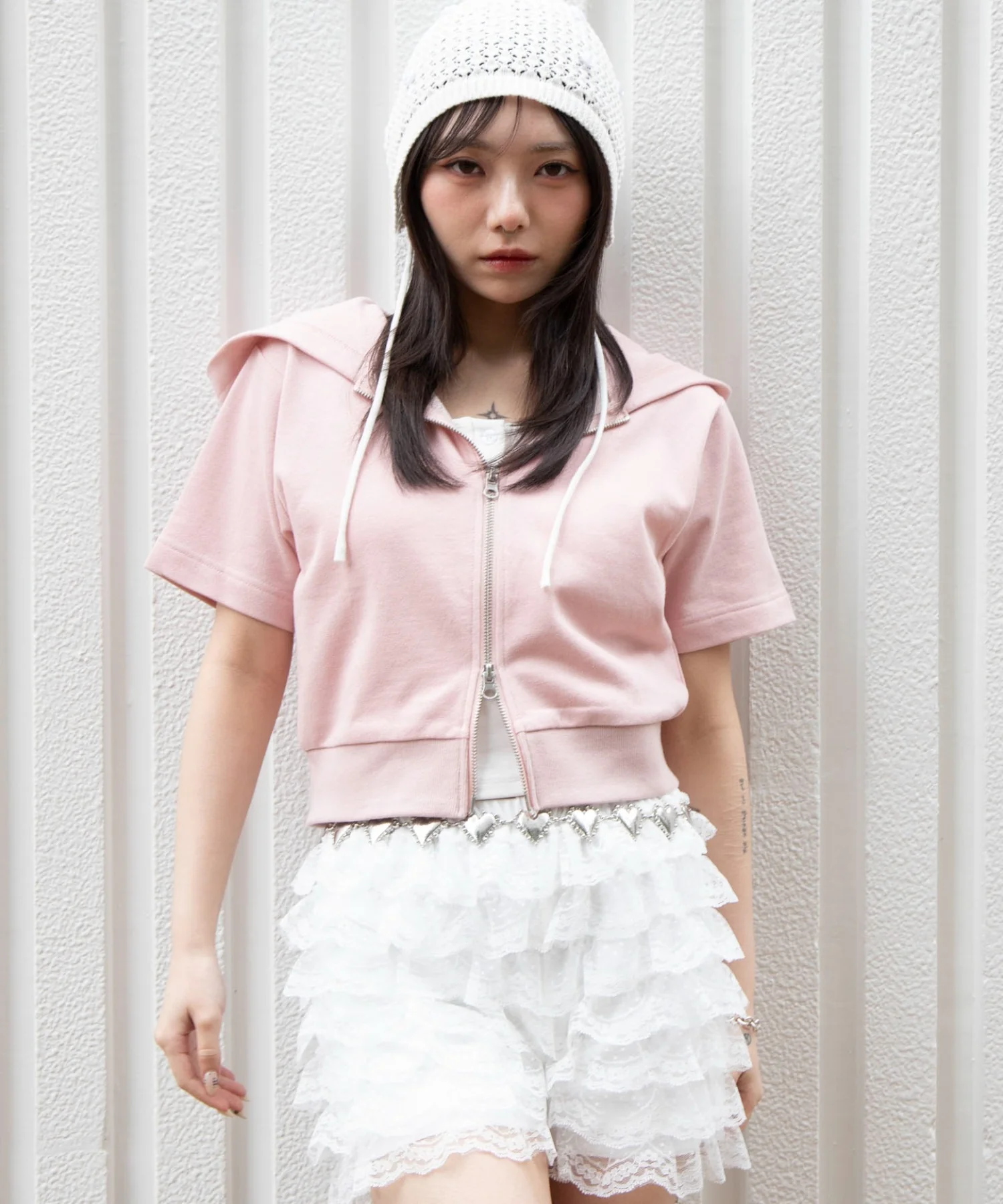 半袖ショートZIPパーカー - Image 29