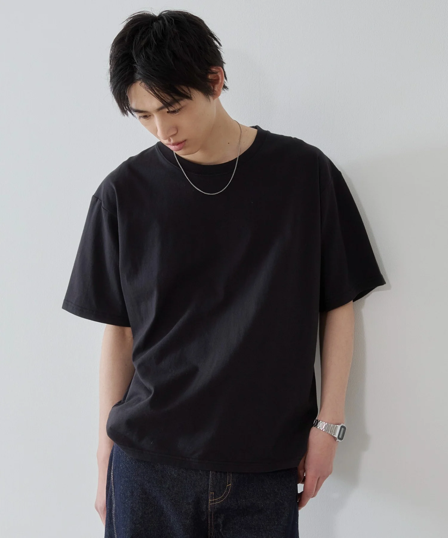コットンクルーネックT(SS) - Image 3
