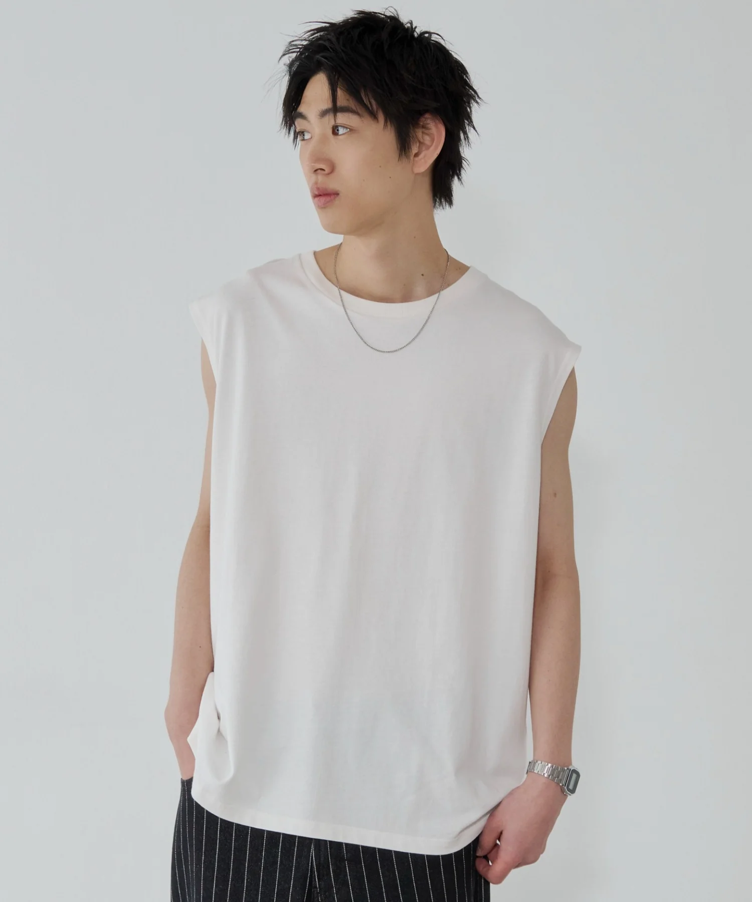 コットンクルーネックT（NS） - Image 12