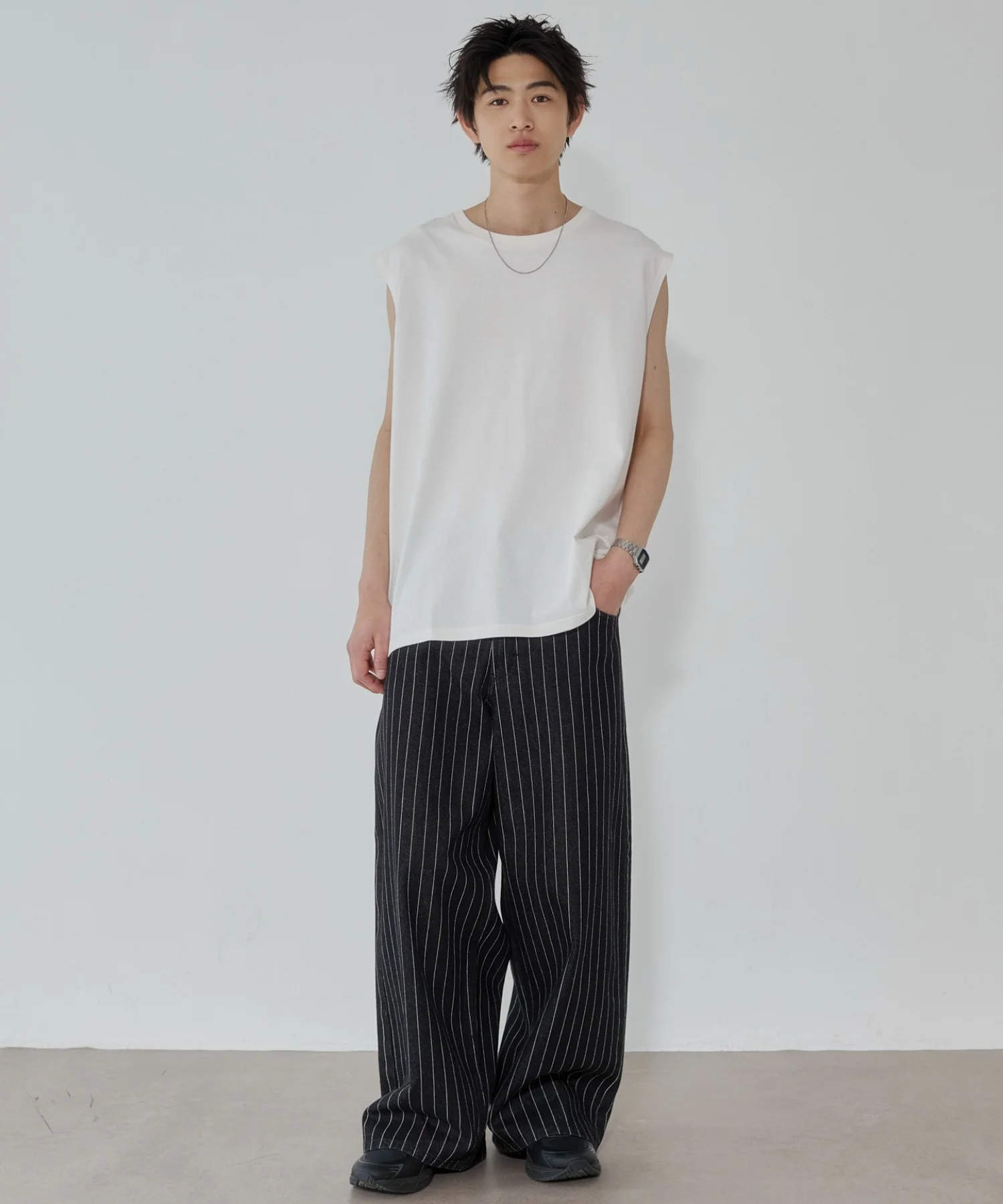 コットンクルーネックT（NS） - Image 4