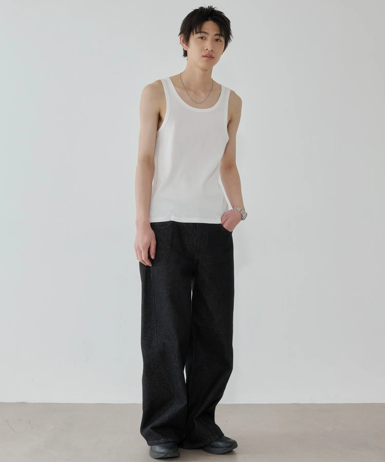 コットンリブタンクトップ - Image 10