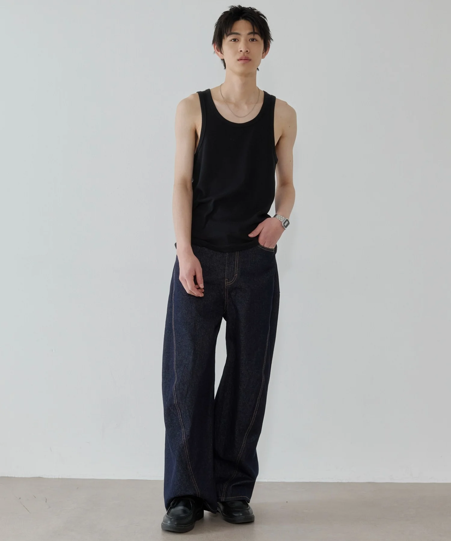 コットンリブタンクトップ - Image 6