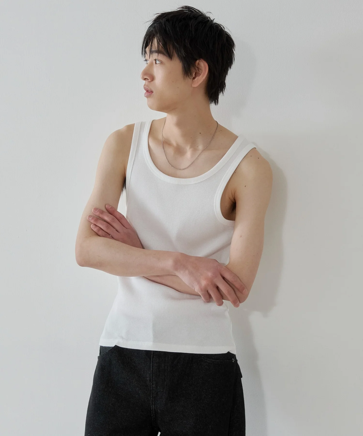 コットンリブタンクトップ - Image 9
