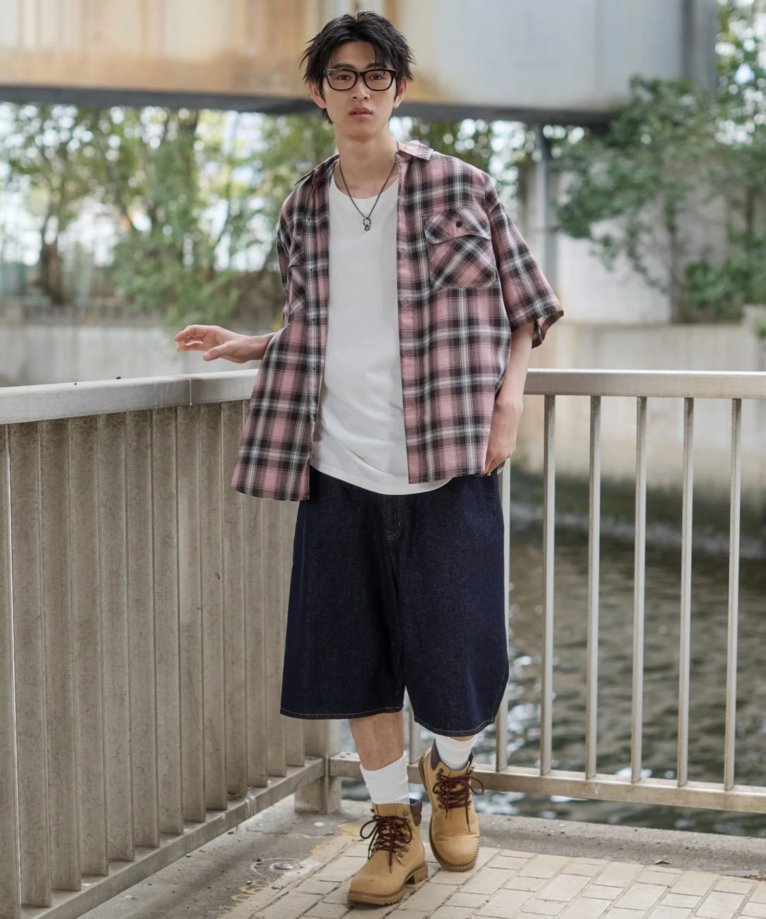 オンブレチェックシャツ（SS） - Image 11