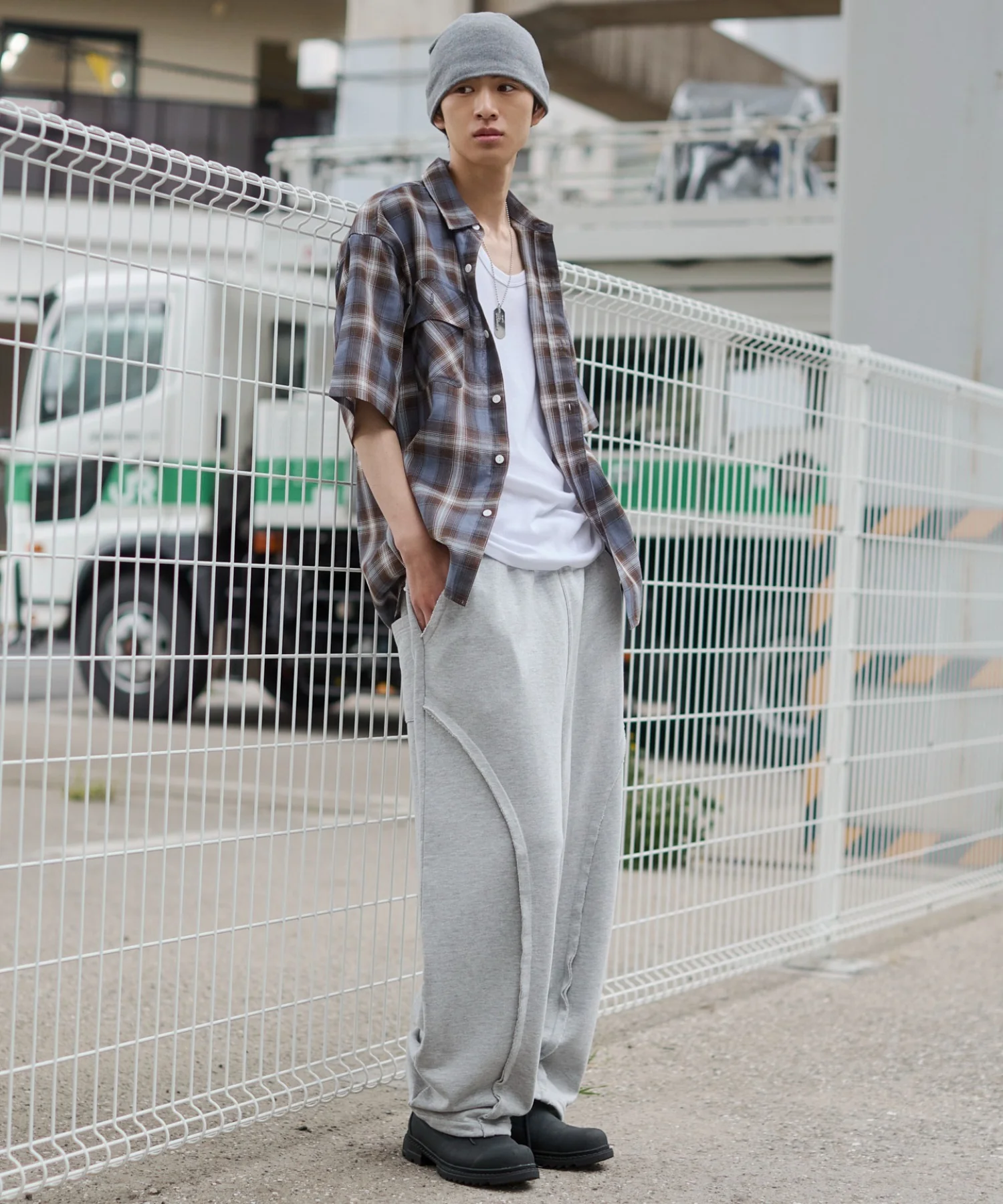 オンブレチェックシャツ（SS） - Image 13