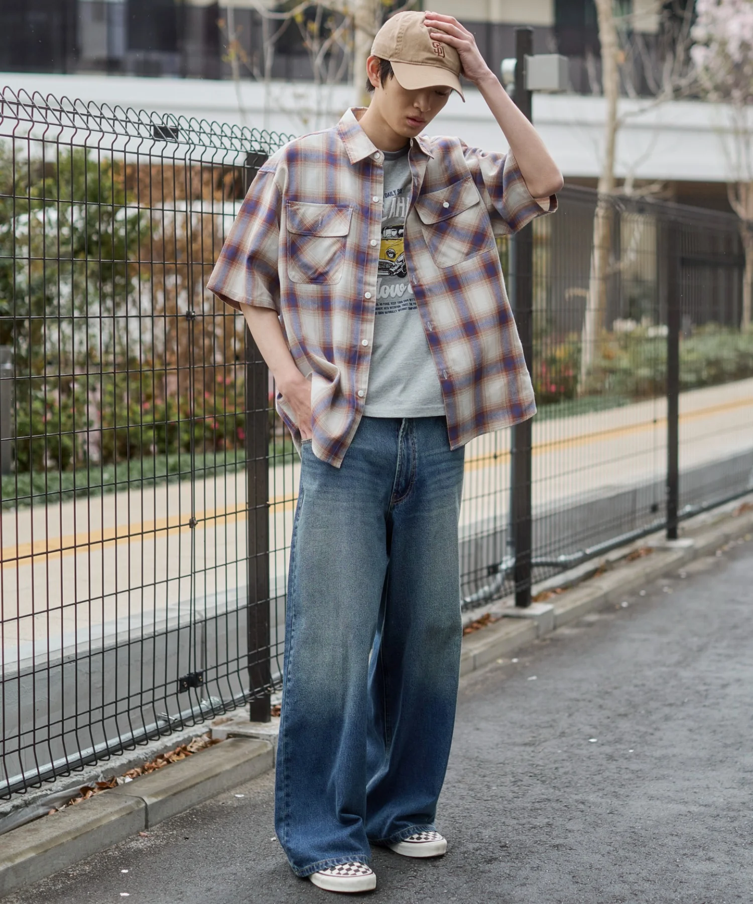 オンブレチェックシャツ（SS） - Image 14