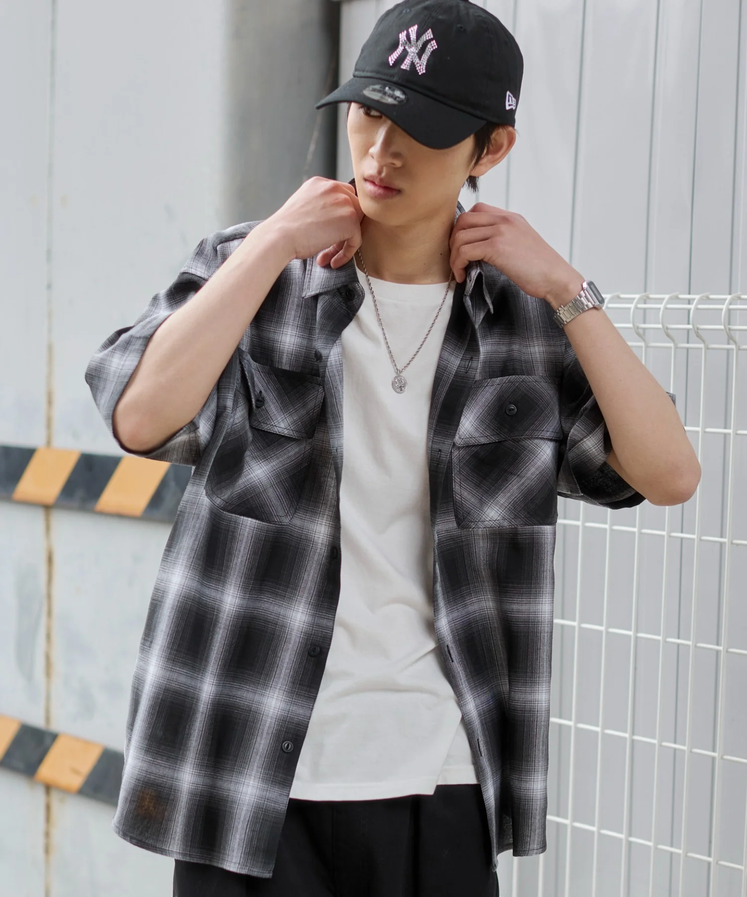 オンブレチェックシャツ（SS） - Image 22