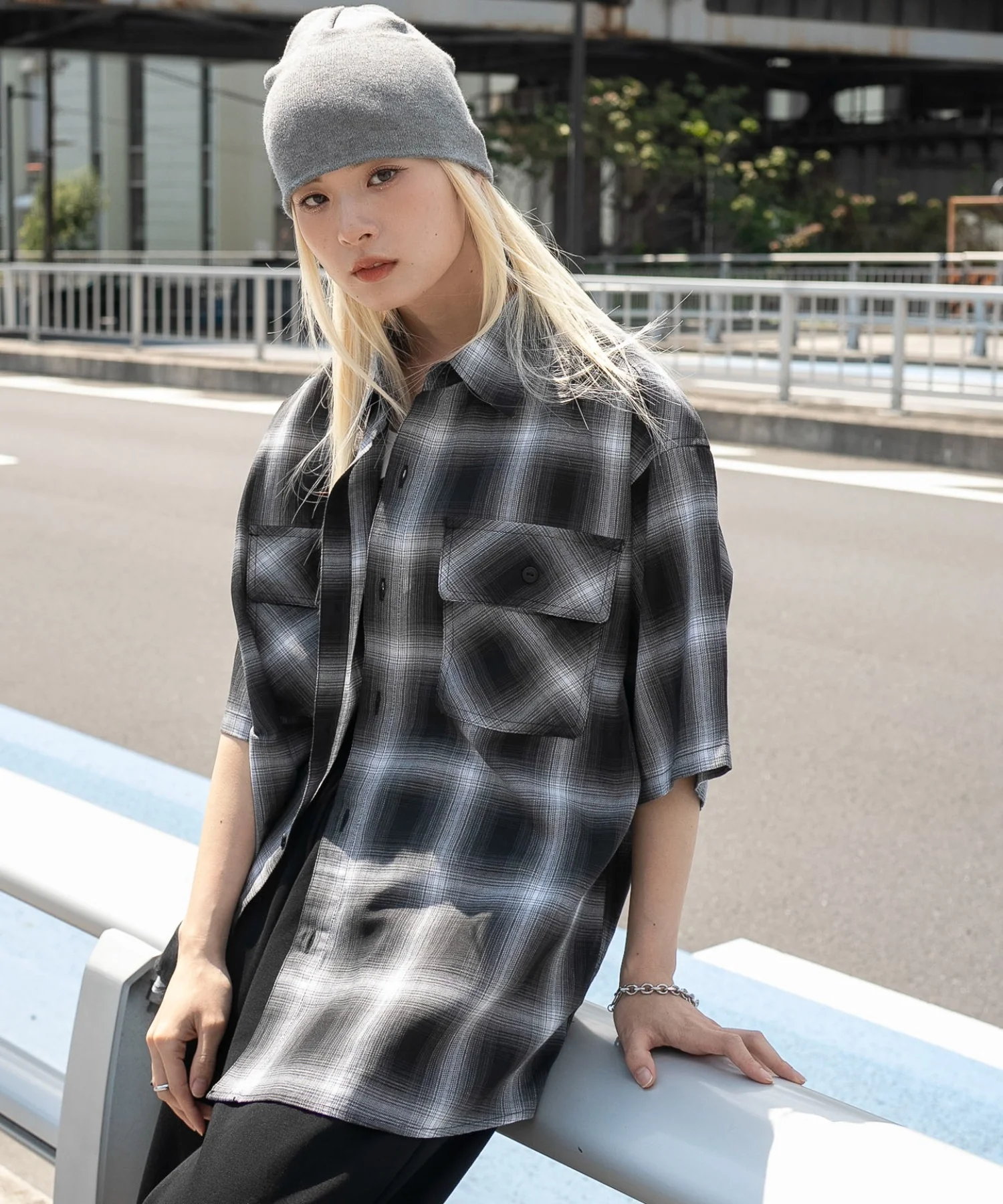 オンブレチェックシャツ（SS） - Image 24