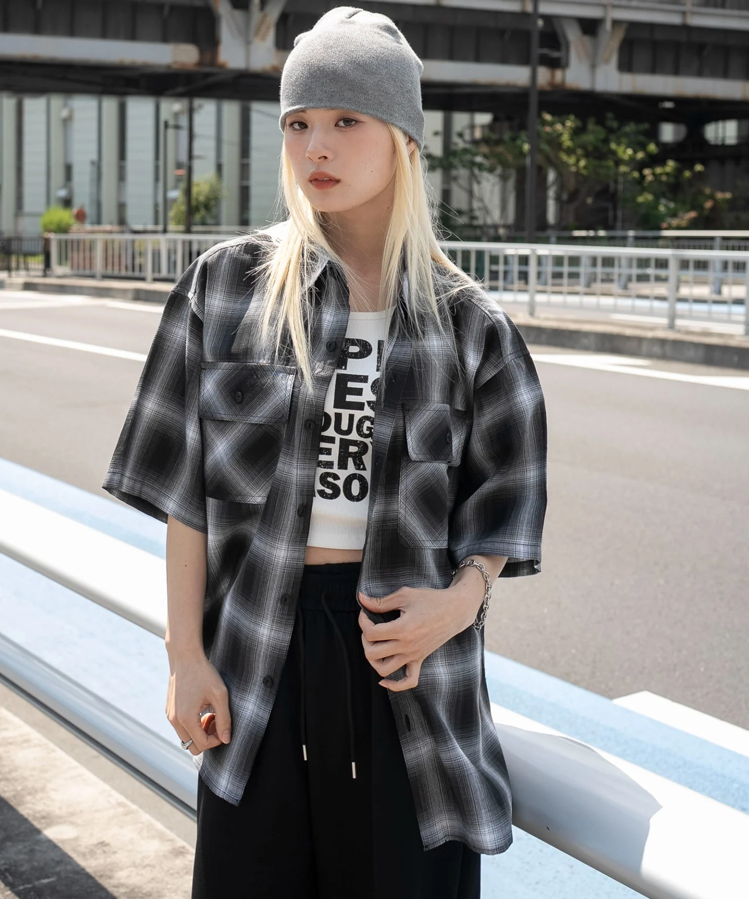 オンブレチェックシャツ（SS） - Image 25