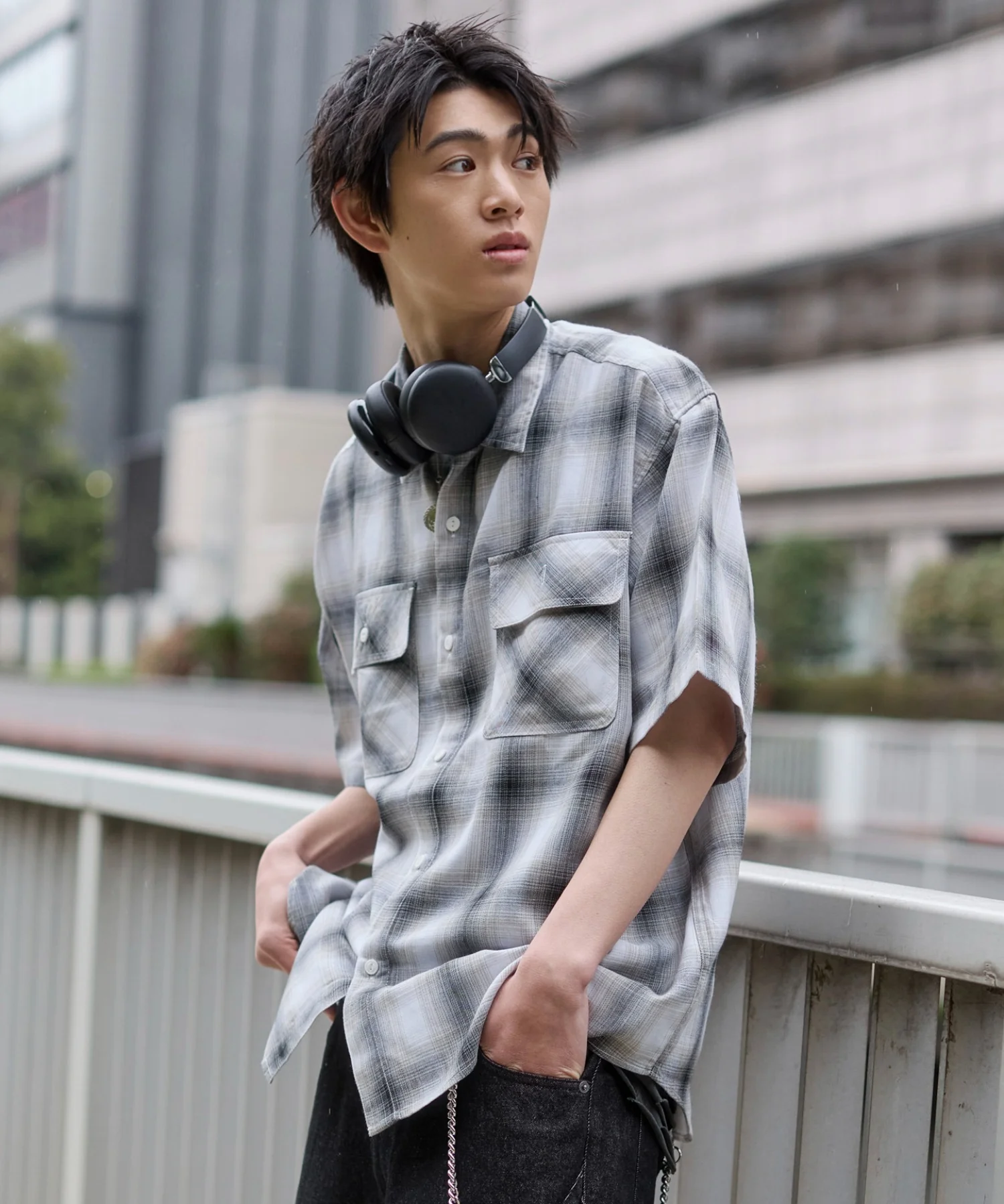オンブレチェックシャツ（SS） - Image 29