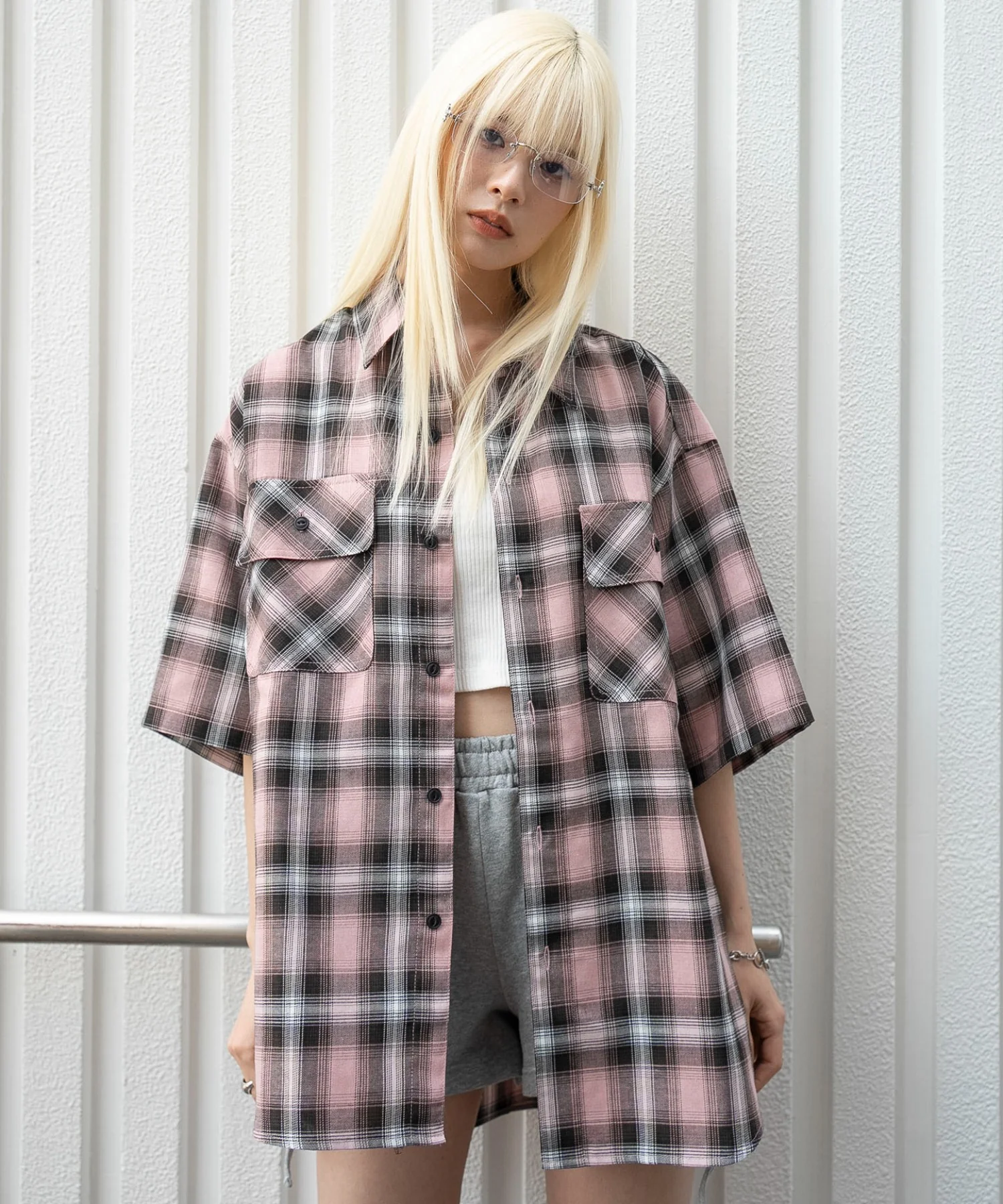 オンブレチェックシャツ（SS） - Image 3