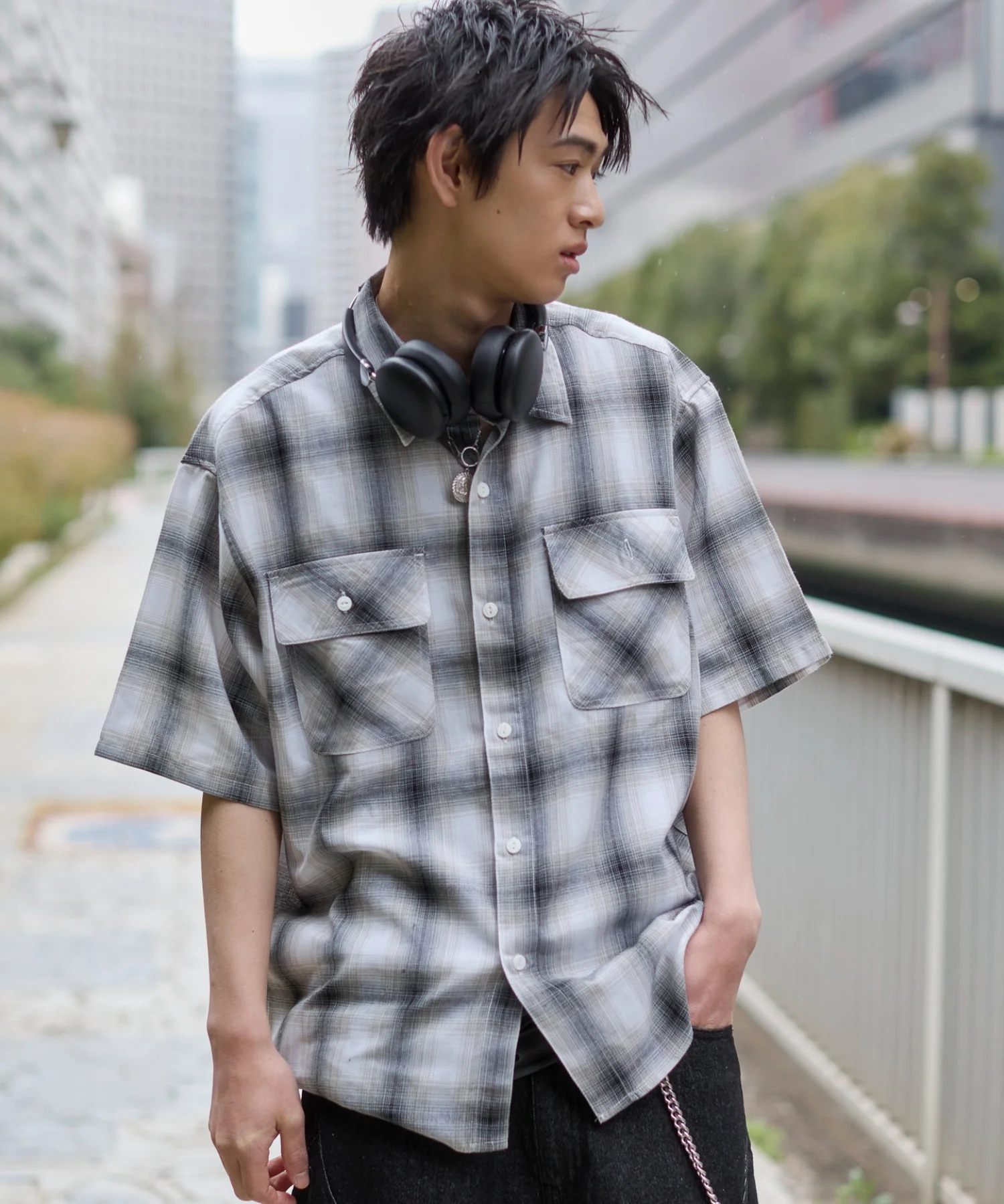 オンブレチェックシャツ（SS） - Image 30