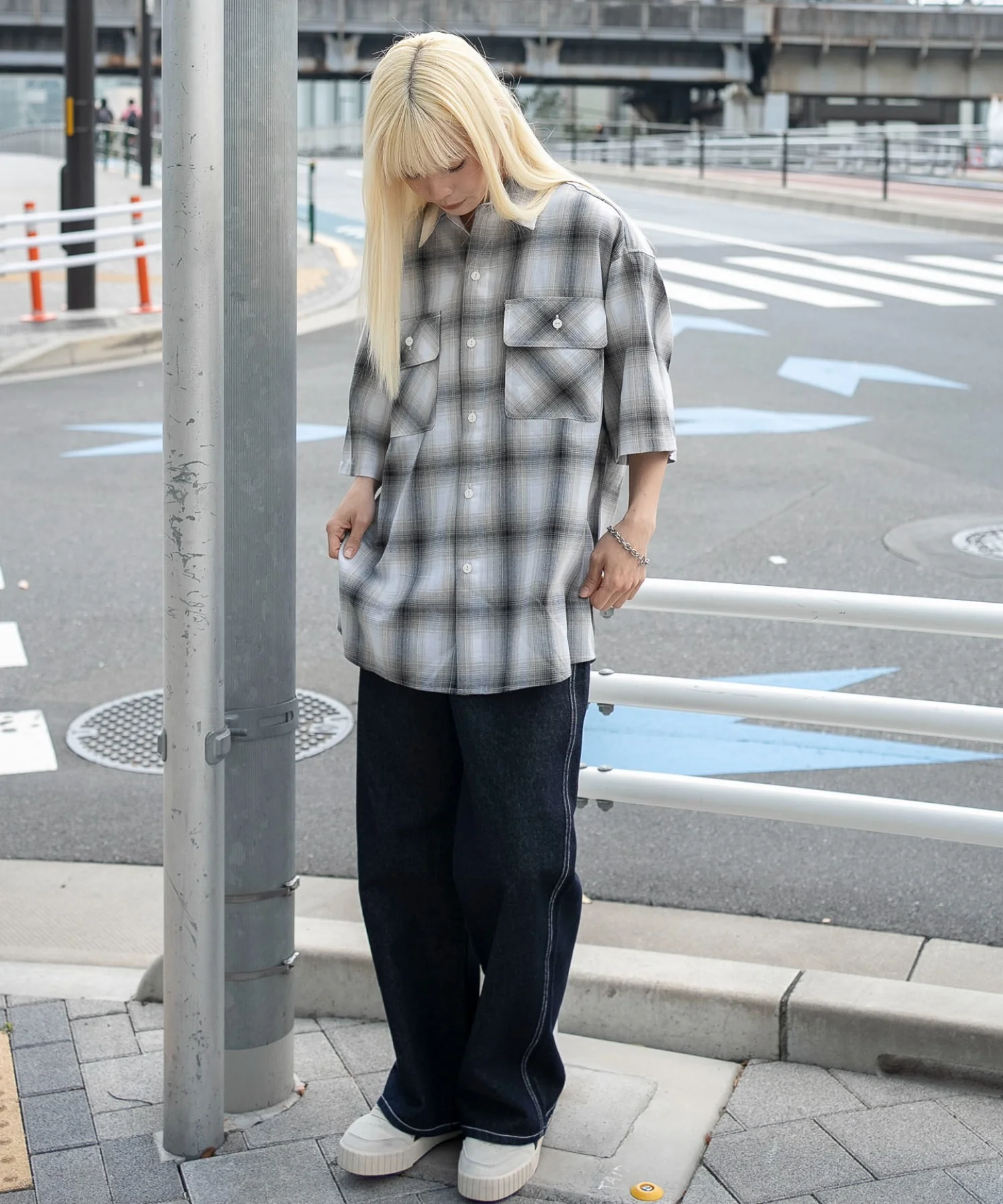 オンブレチェックシャツ（SS） - Image 38
