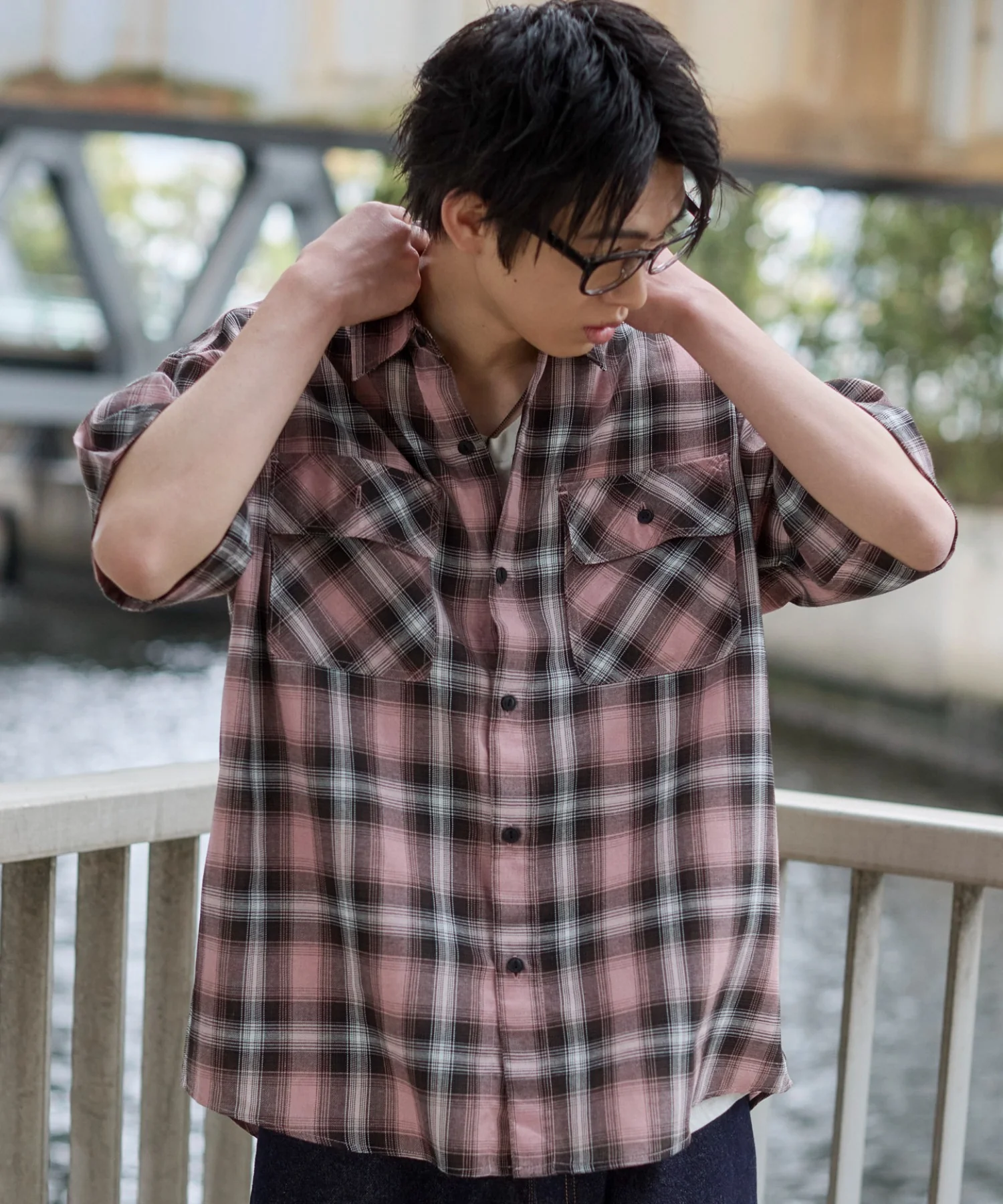 オンブレチェックシャツ（SS） - Image 40