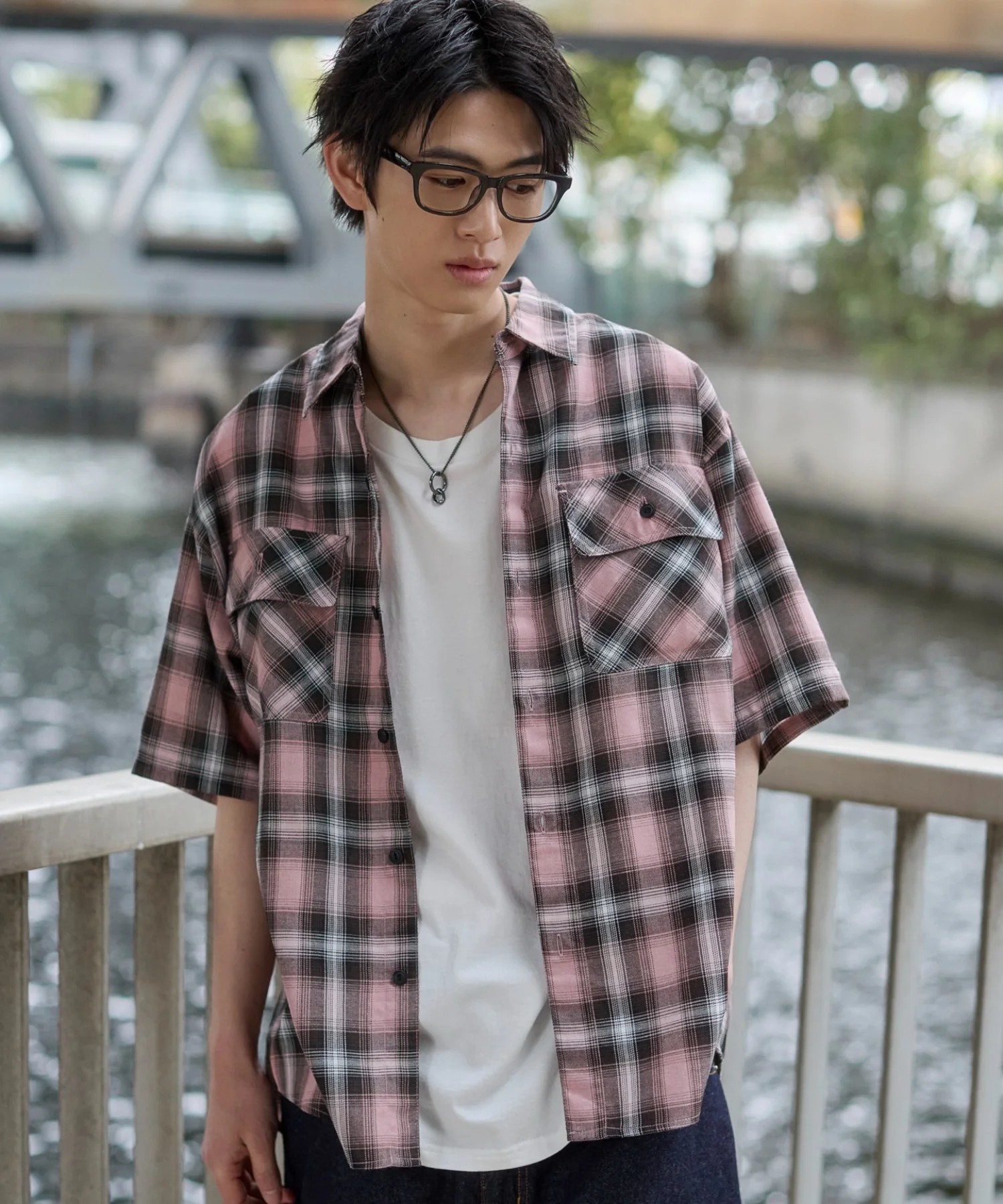 オンブレチェックシャツ（SS） - Image 41