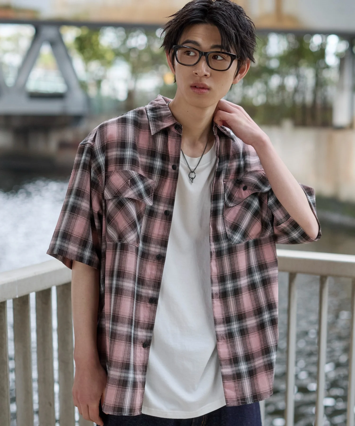 オンブレチェックシャツ（SS） - Image 42