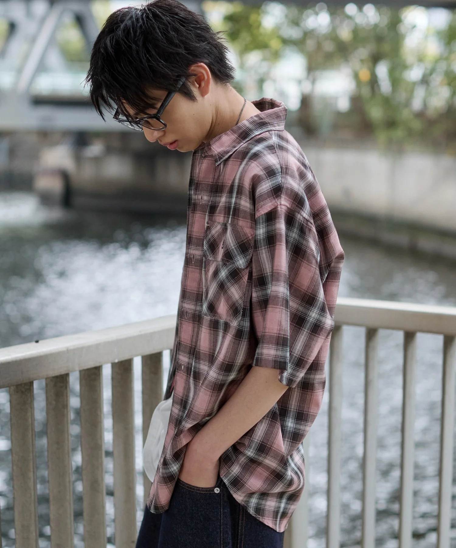 オンブレチェックシャツ（SS） - Image 43