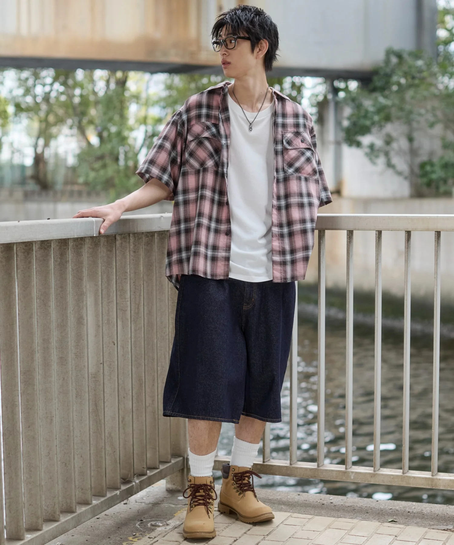 オンブレチェックシャツ（SS） - Image 44