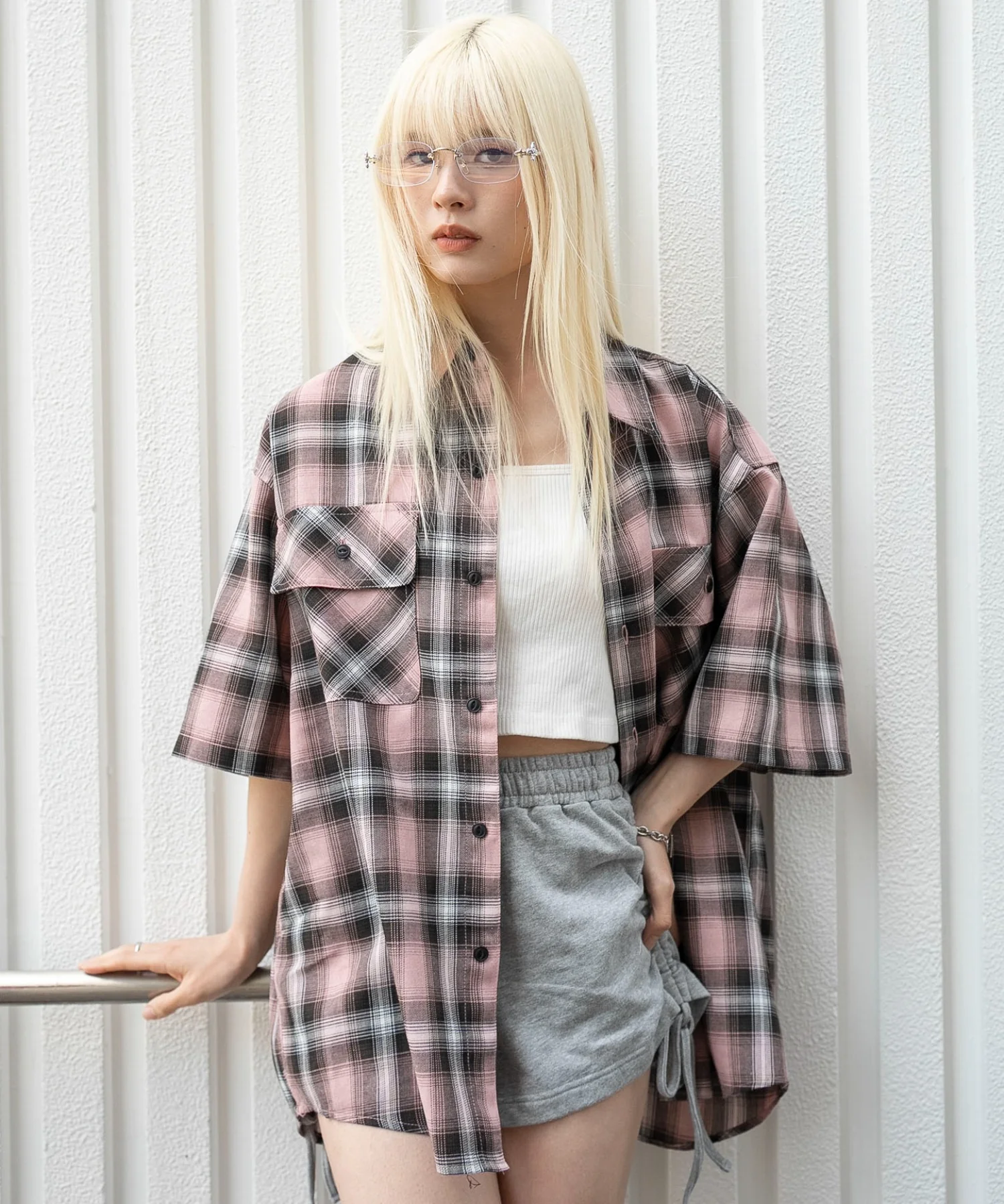 オンブレチェックシャツ（SS） - Image 45