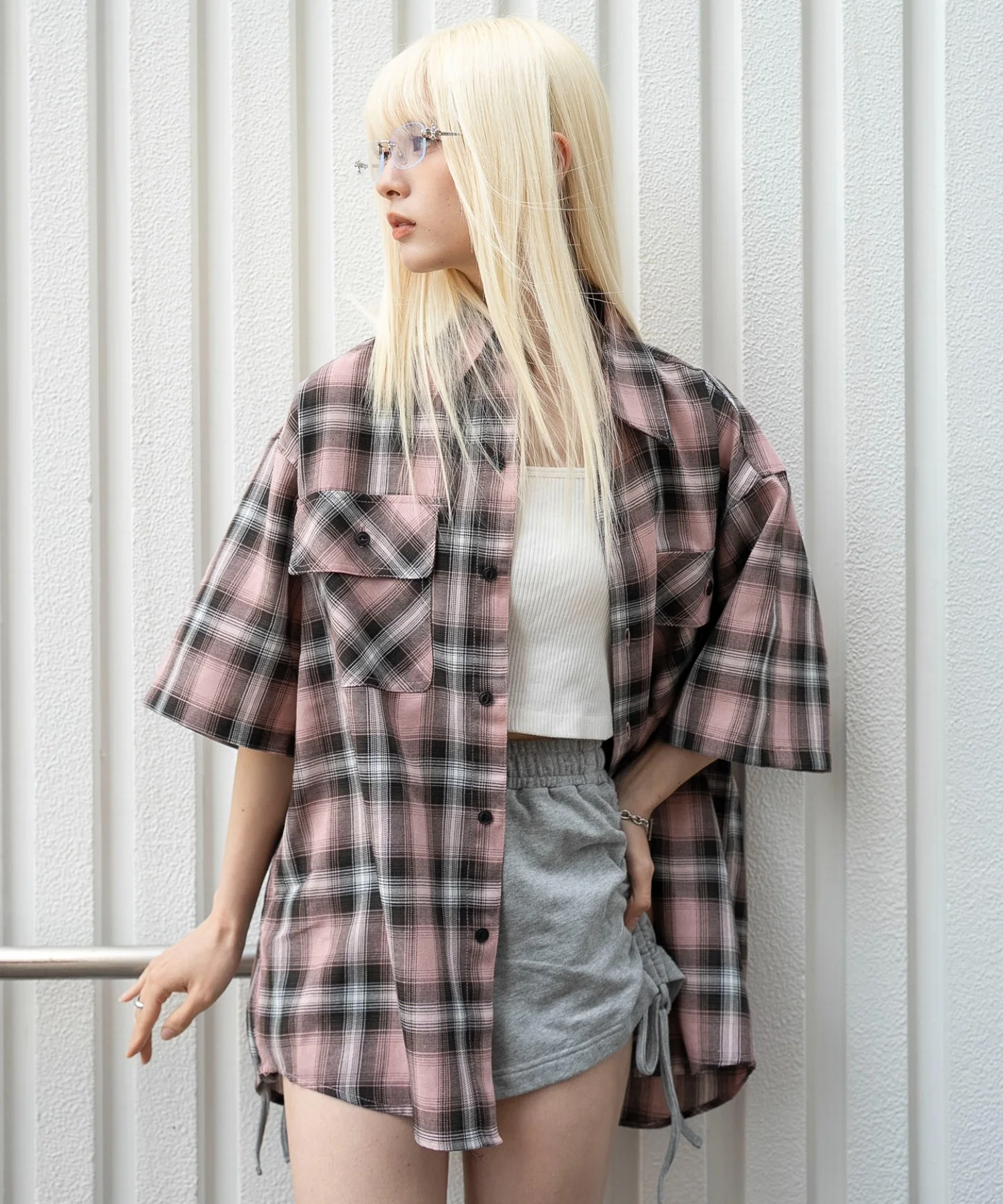 オンブレチェックシャツ（SS） - Image 46