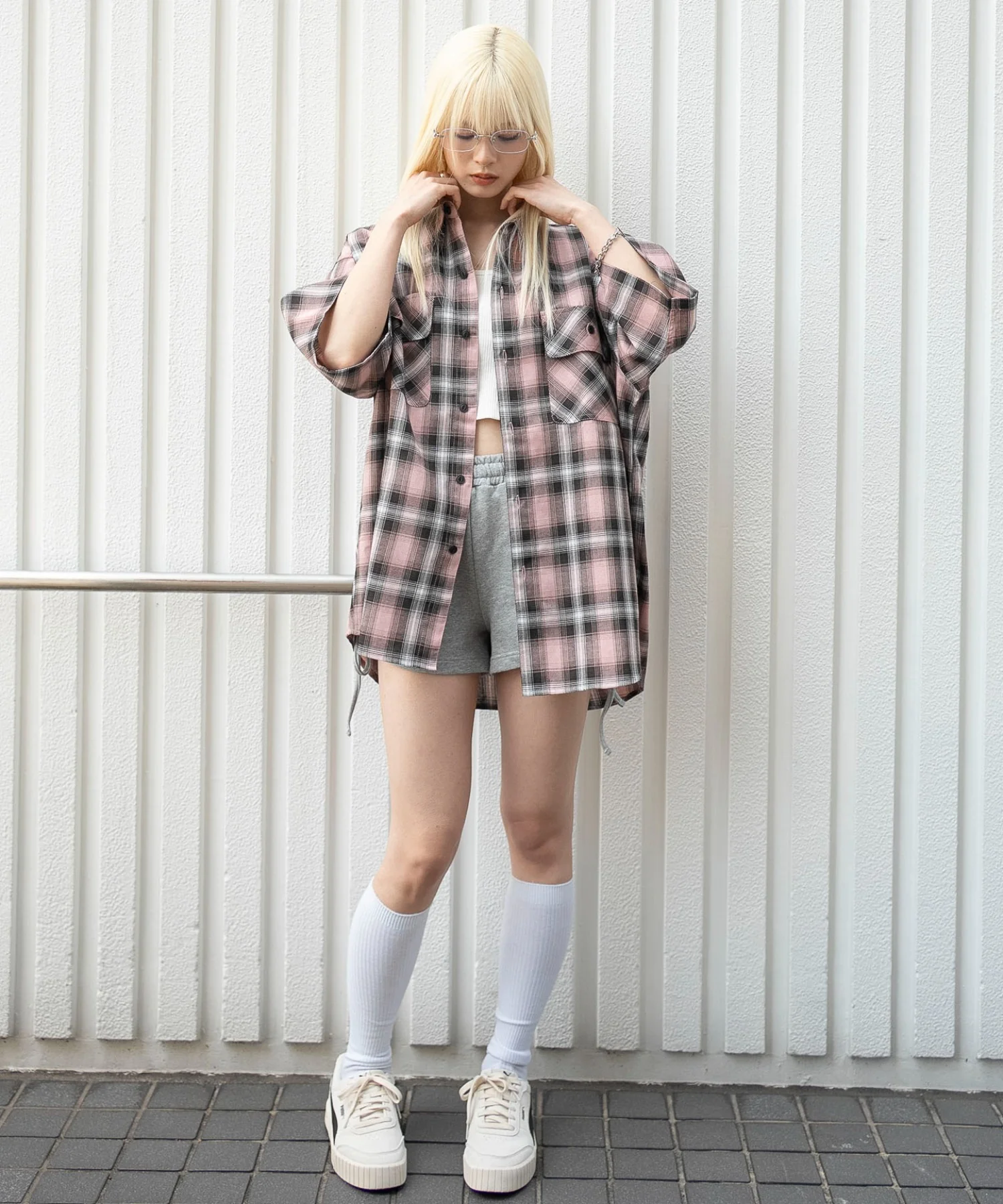 オンブレチェックシャツ（SS） - Image 47