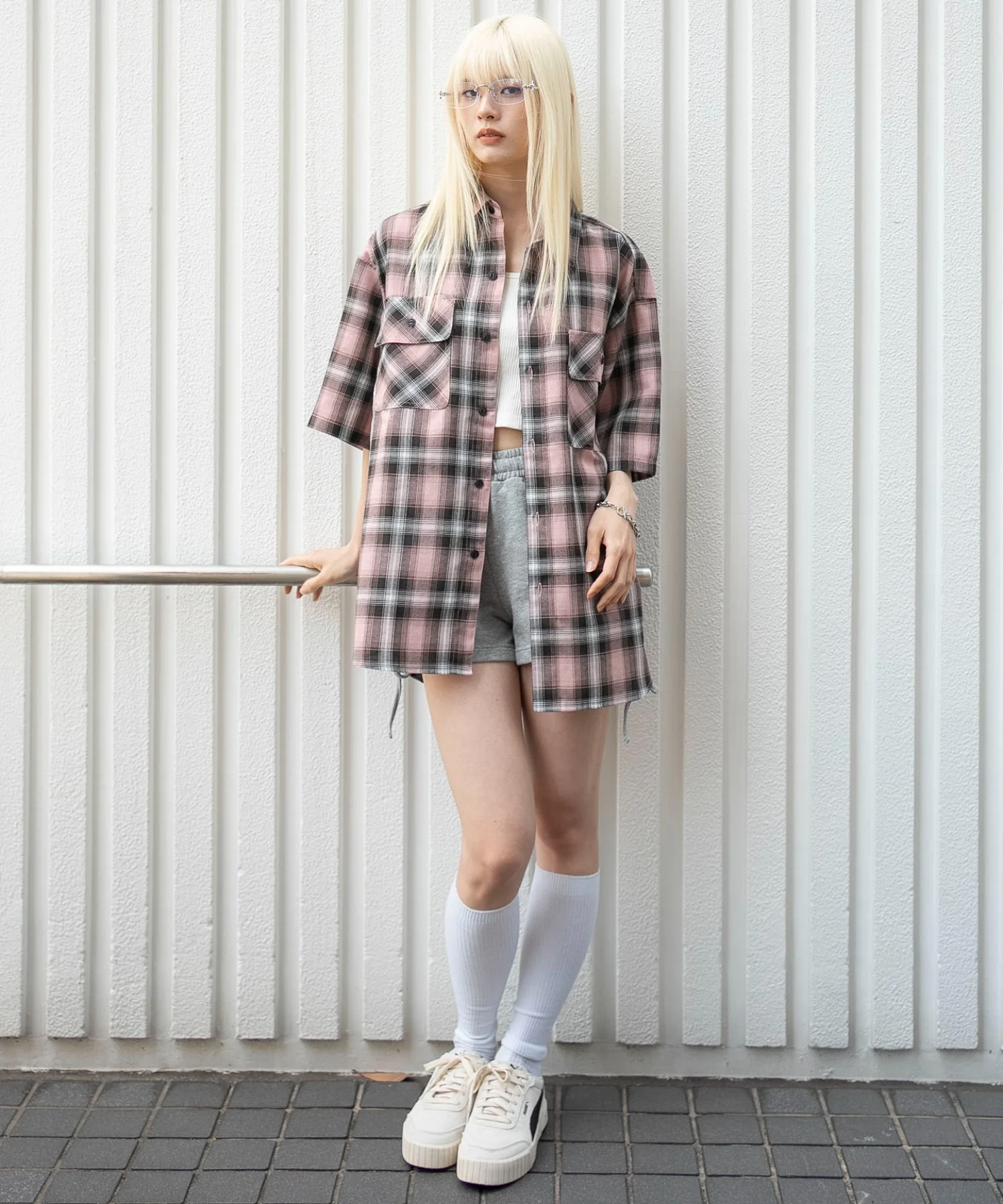オンブレチェックシャツ（SS） - Image 48
