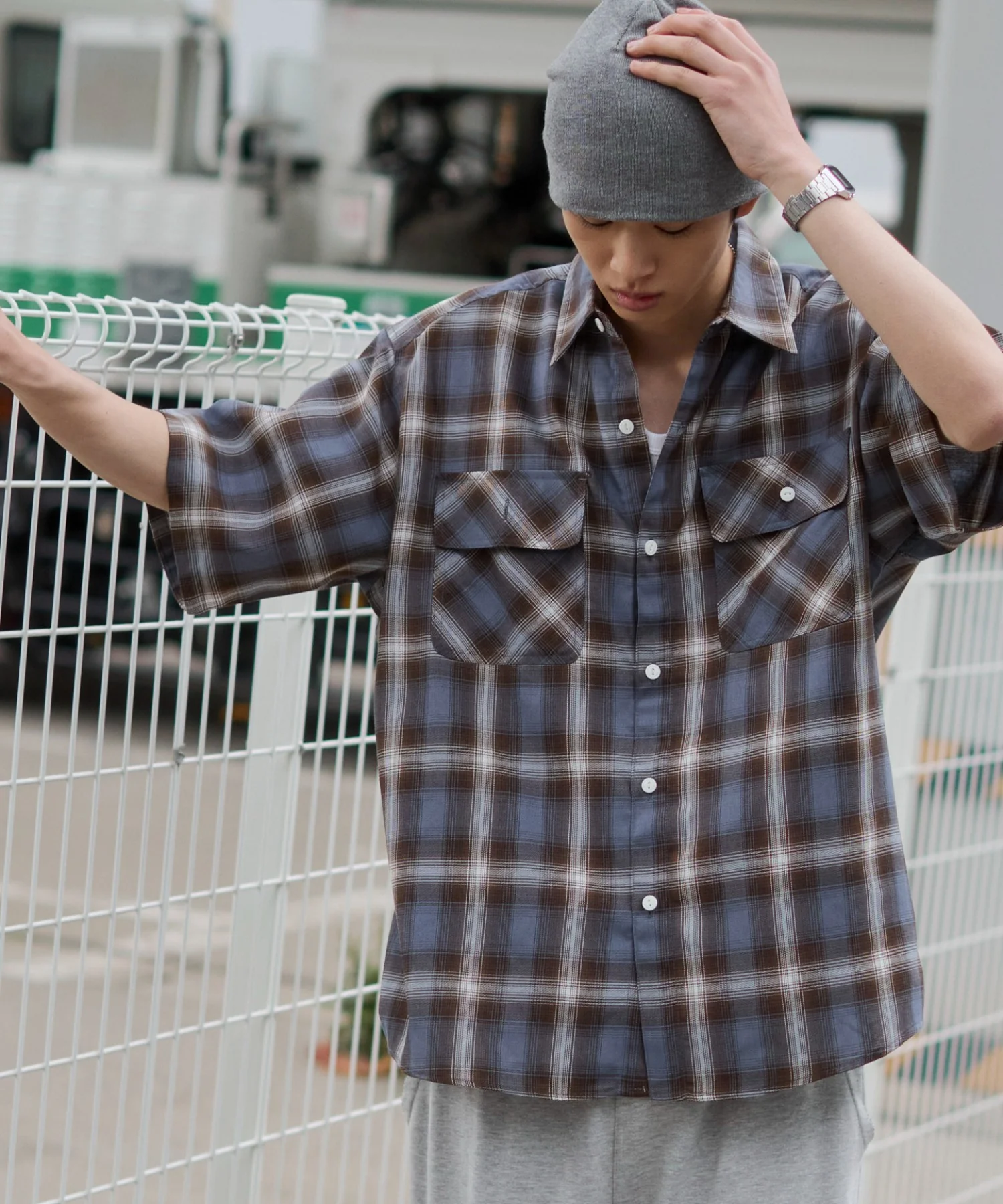 オンブレチェックシャツ（SS） - Image 50