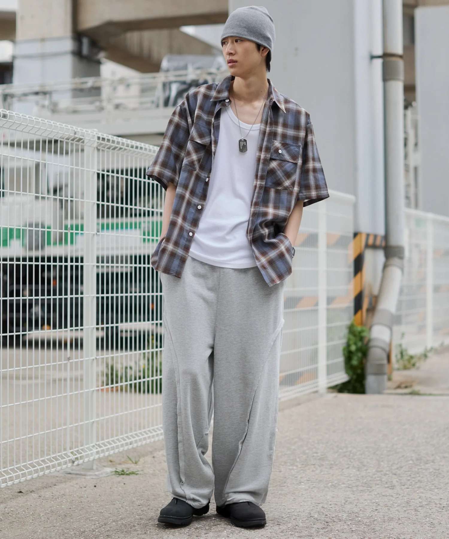オンブレチェックシャツ（SS） - Image 52