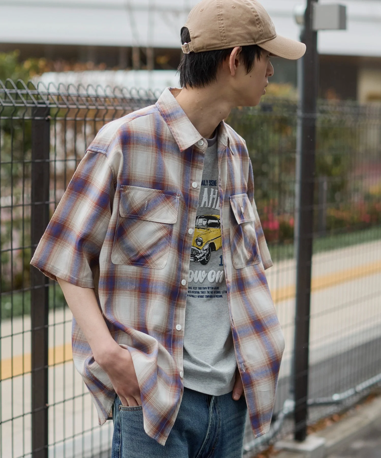 オンブレチェックシャツ（SS） - Image 53