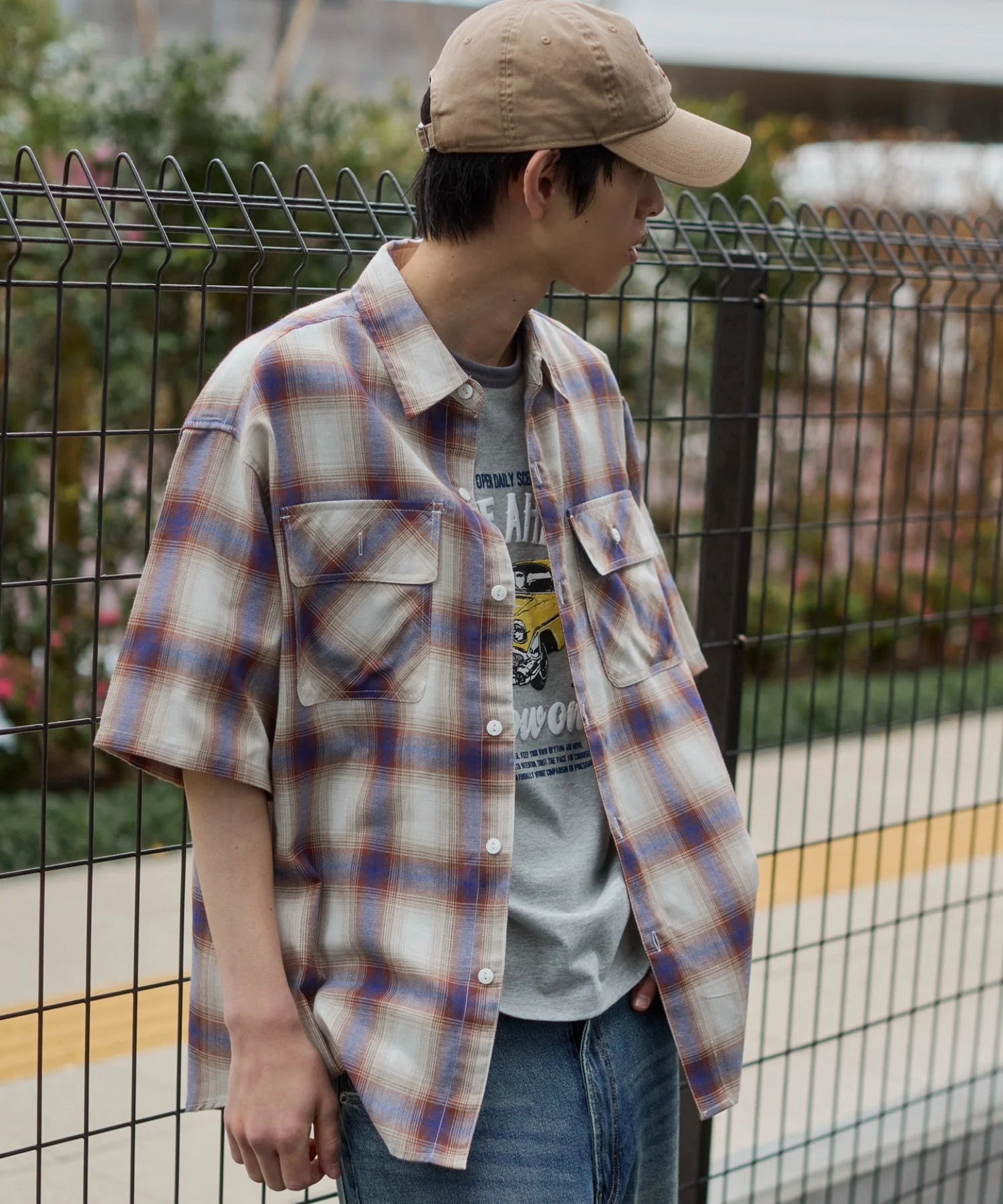 オンブレチェックシャツ（SS） - Image 54