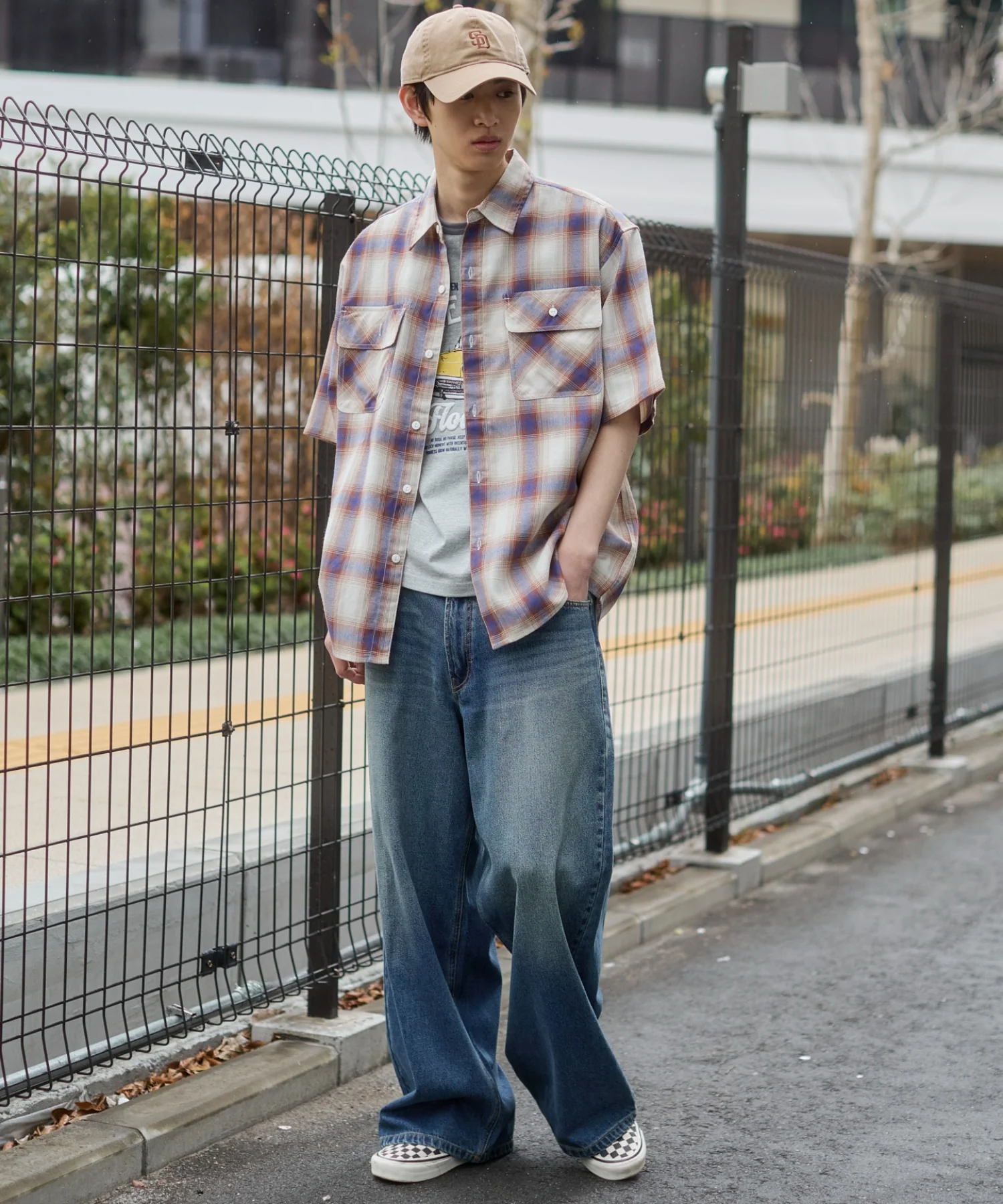 オンブレチェックシャツ（SS） - Image 56