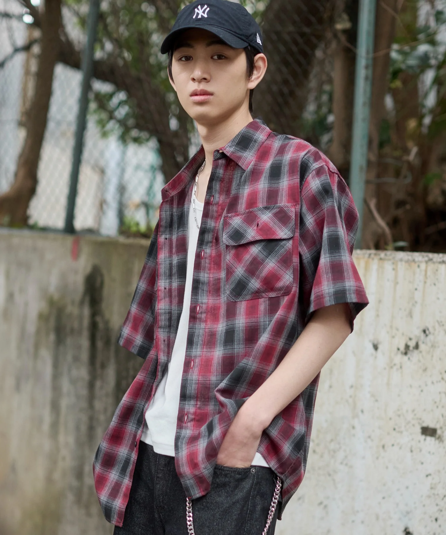 オンブレチェックシャツ（SS） - Image 57