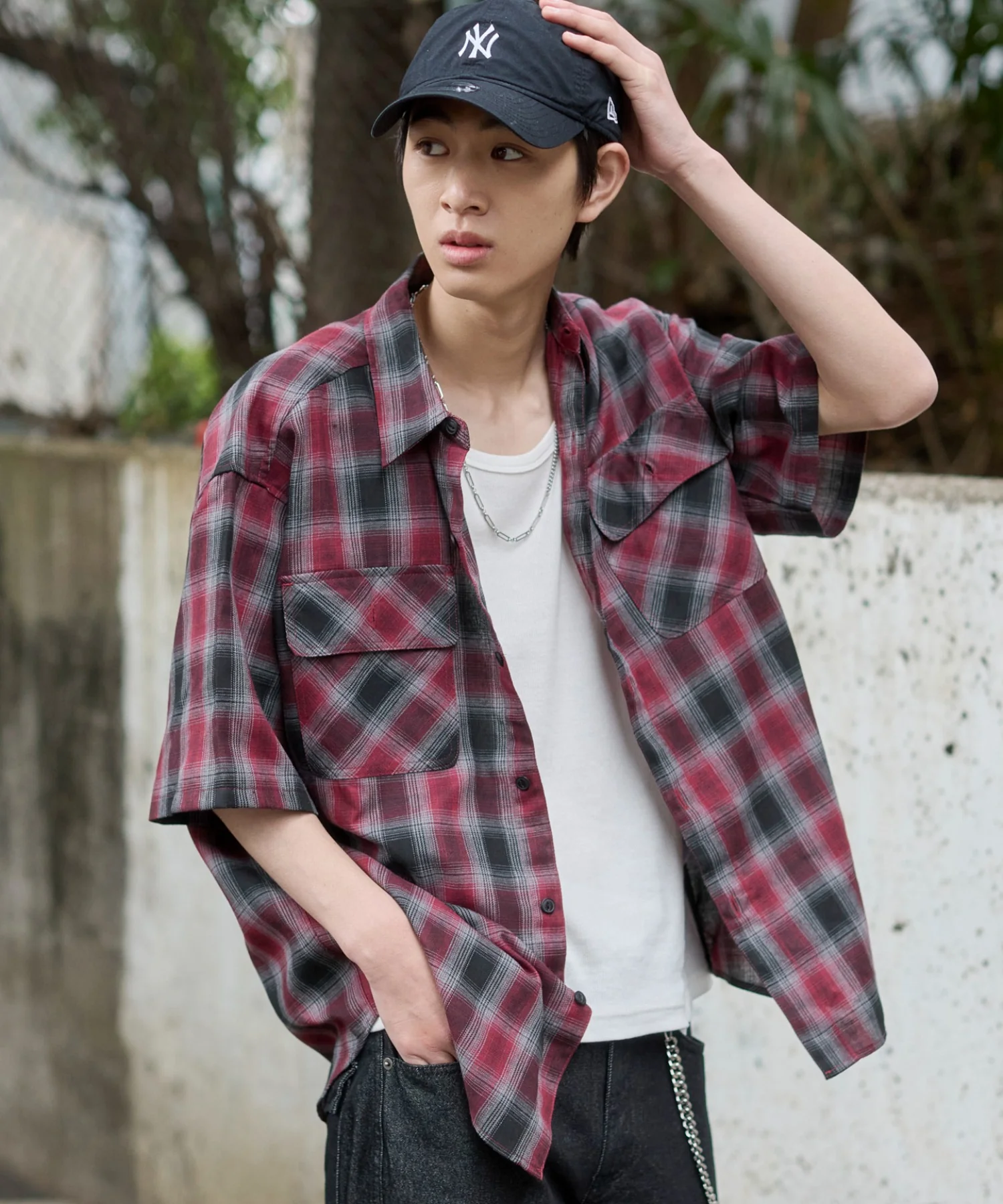 オンブレチェックシャツ（SS） - Image 58