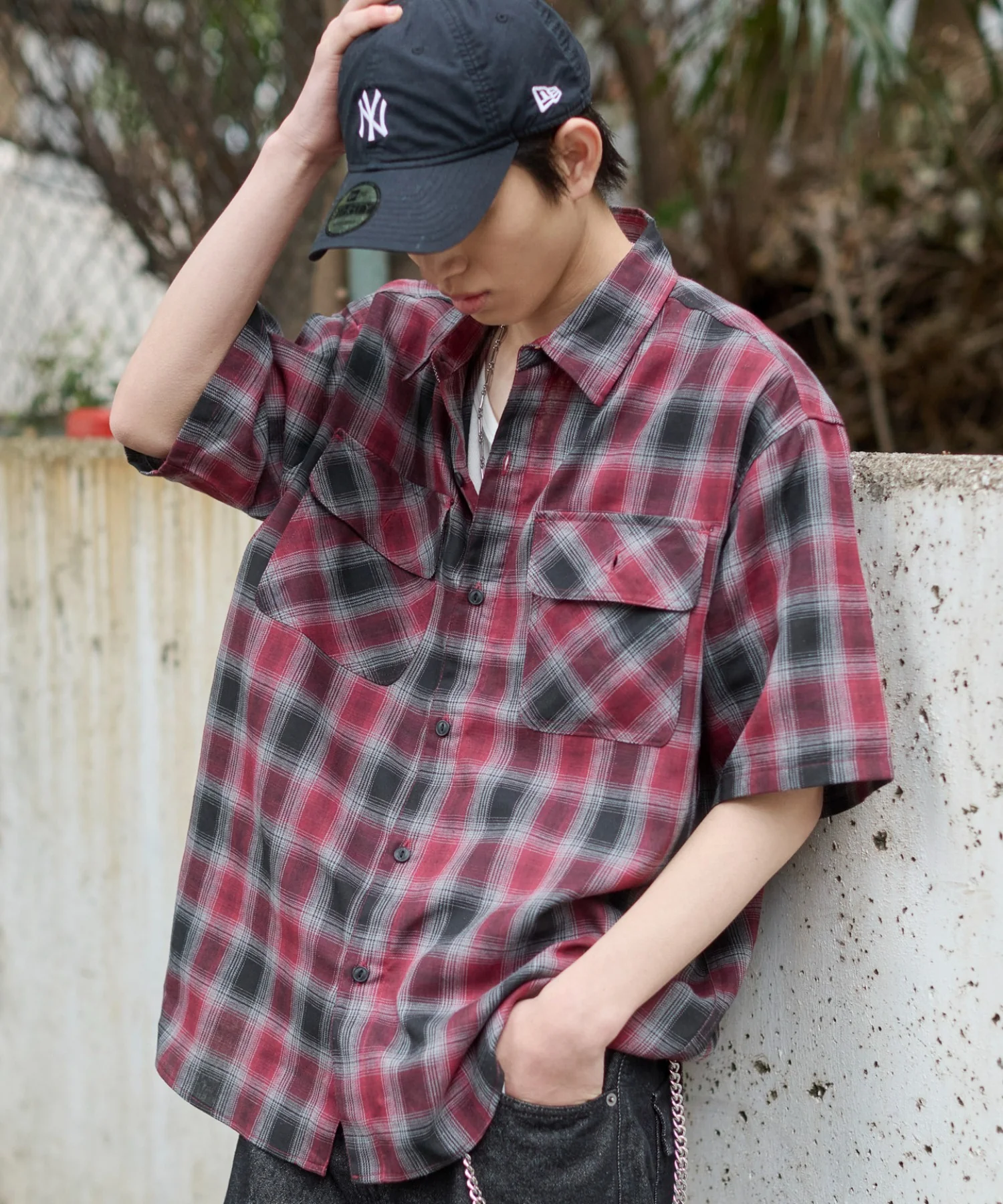 オンブレチェックシャツ（SS） - Image 59