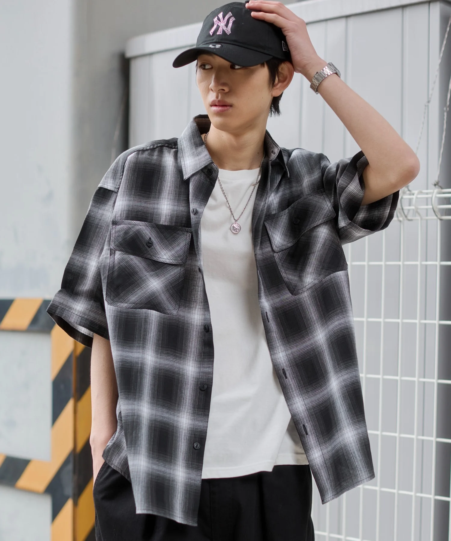 オンブレチェックシャツ（SS） - Image 74