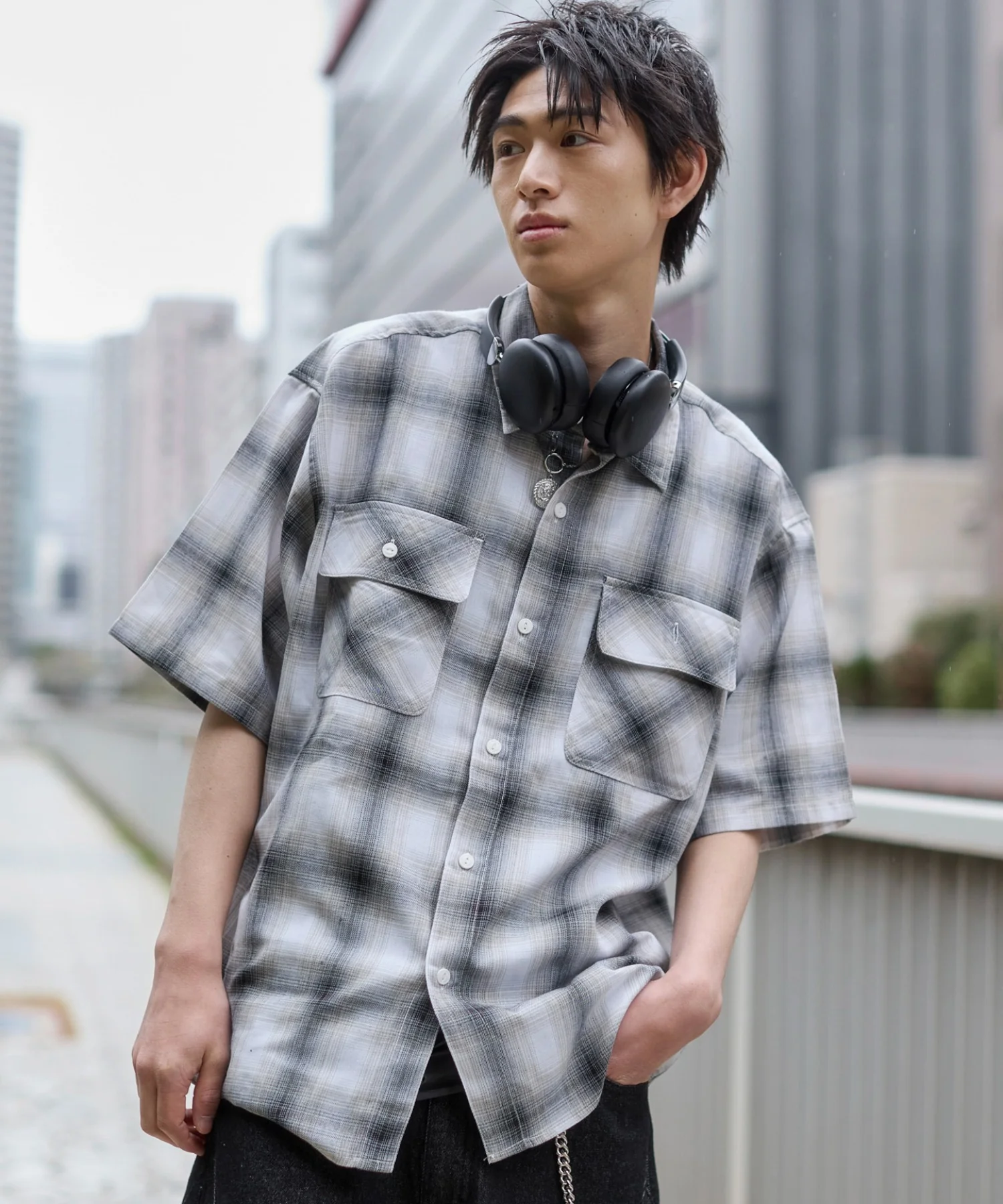 オンブレチェックシャツ（SS） - Image 75