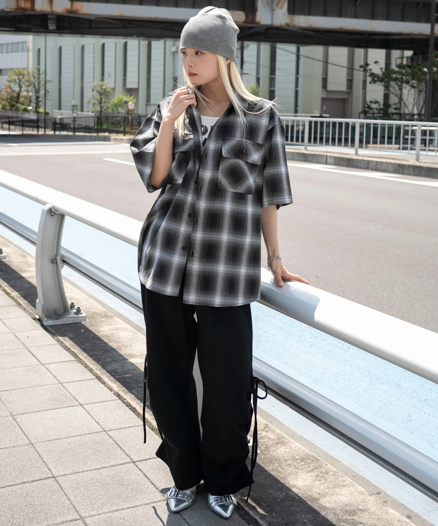 オンブレチェックシャツ（SS） - Image 8