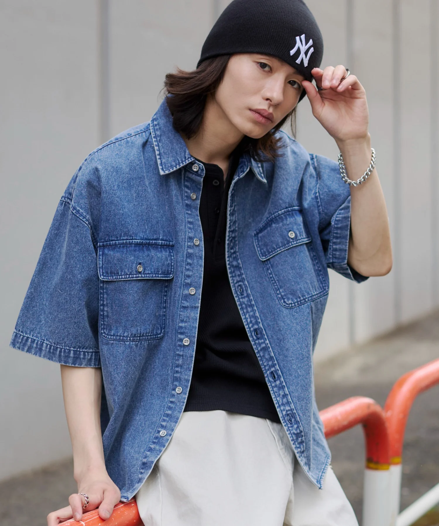 カラーデニムシャツ（SS） - Image 15