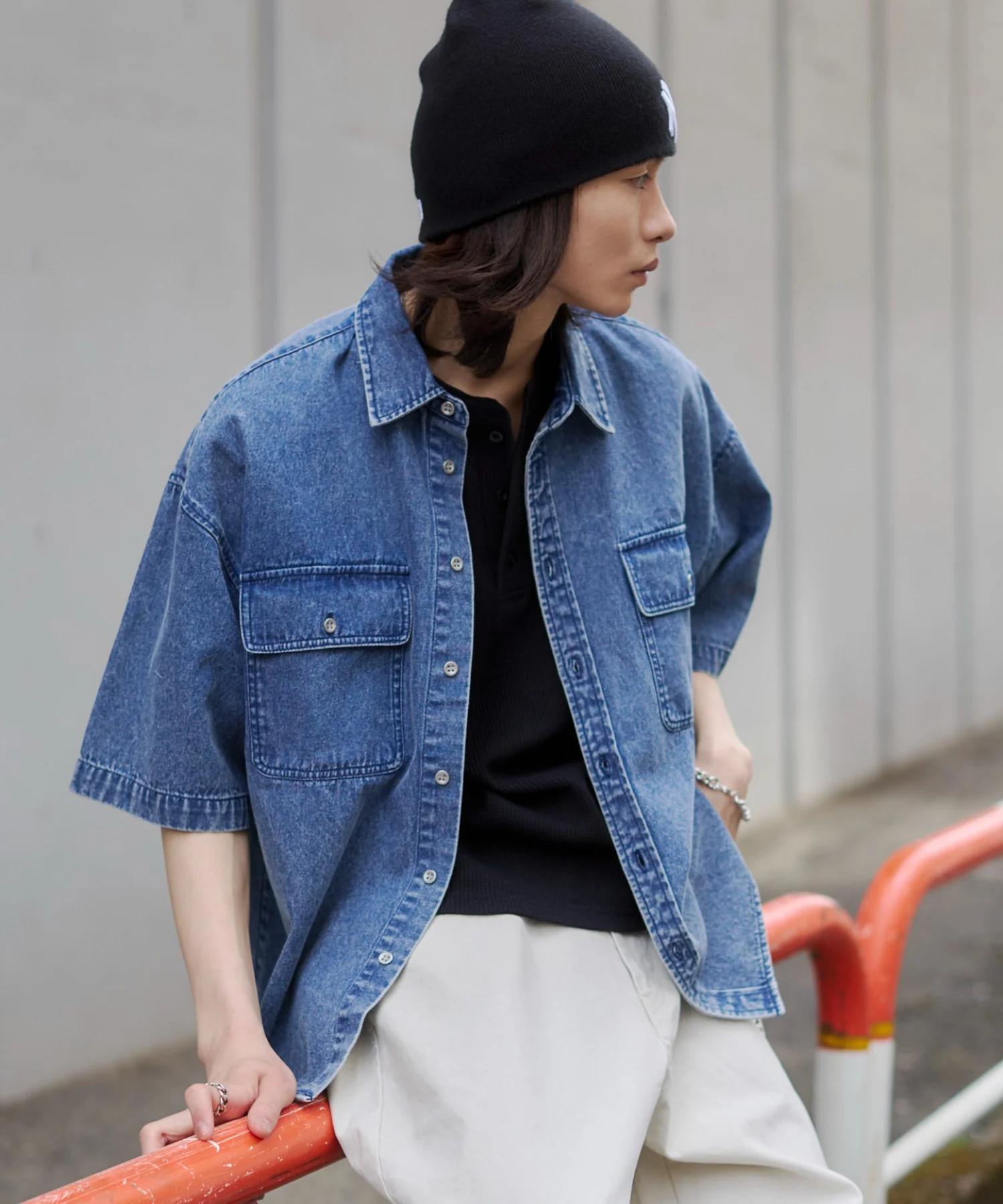 カラーデニムシャツ（SS） - Image 17